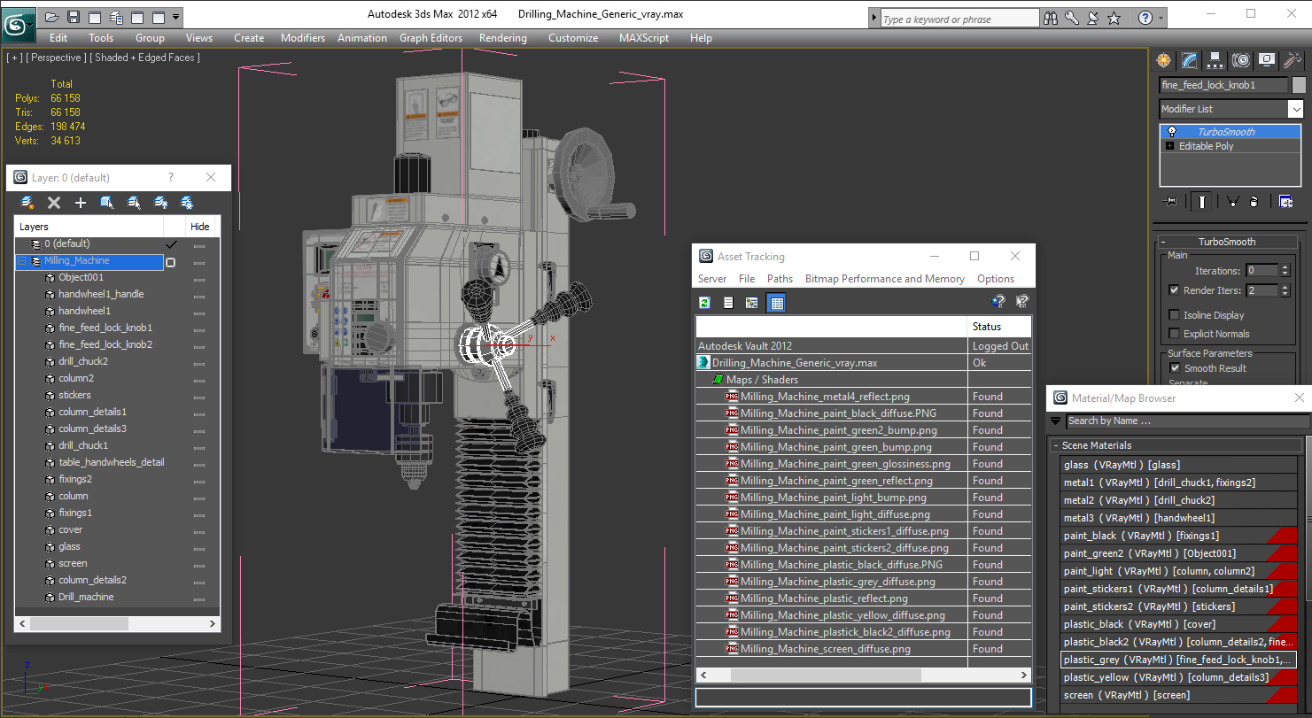 Drilling Machine Generic 3D model