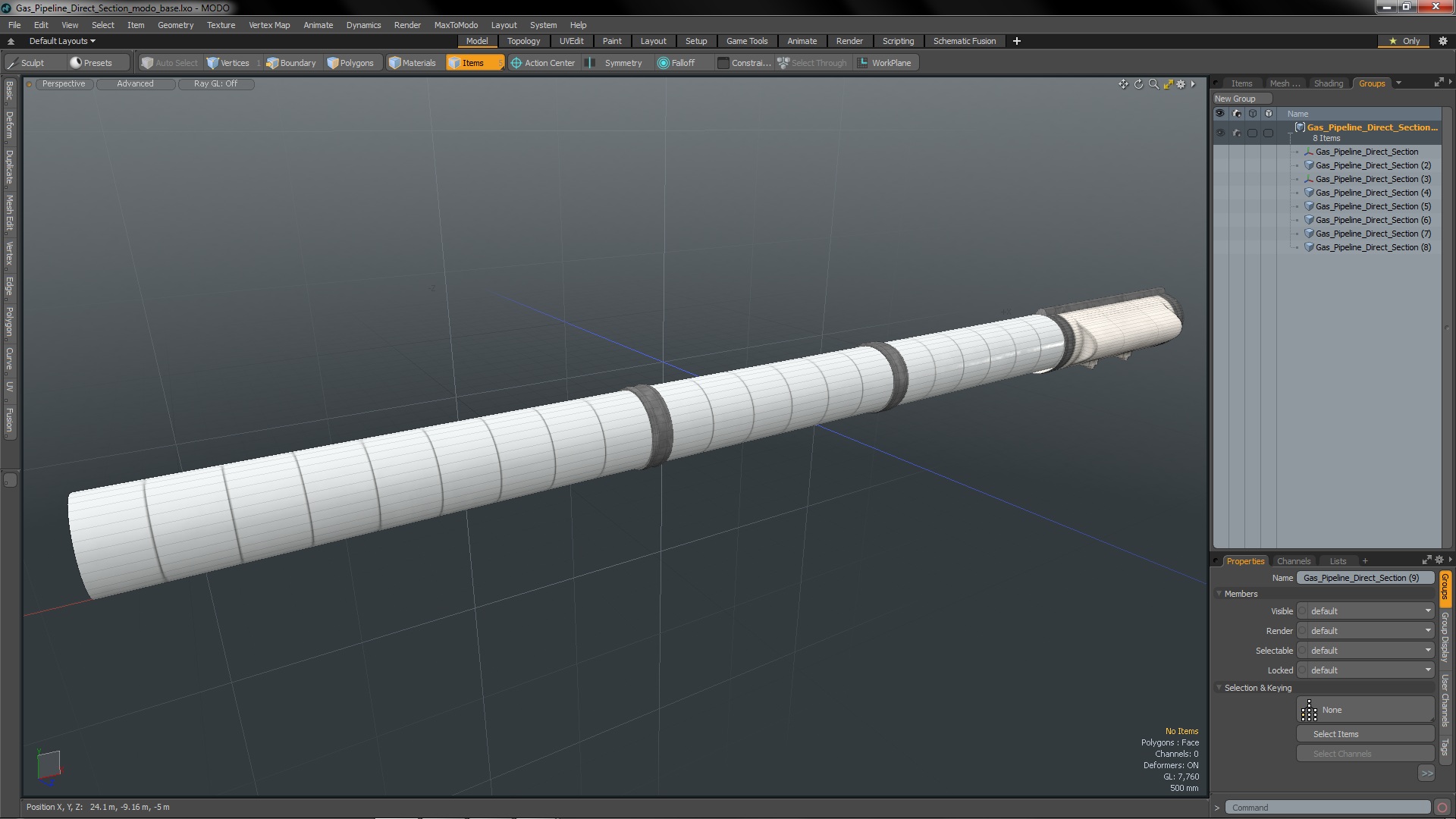 Gas Pipeline Direct Section 3D