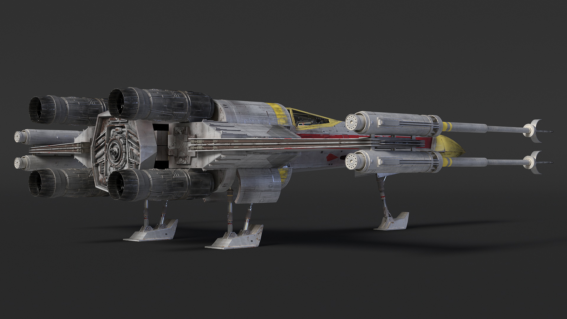 Star Wars X-Wing Fighter 3D model