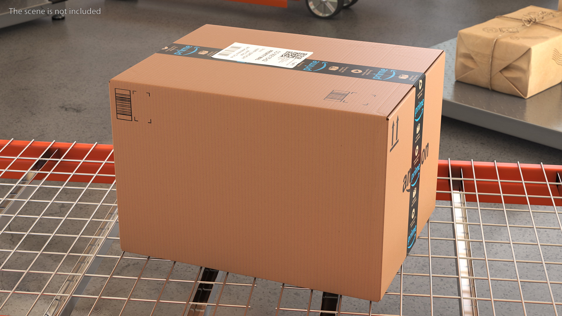 Amazon Parcels Box 45x35x30 3D