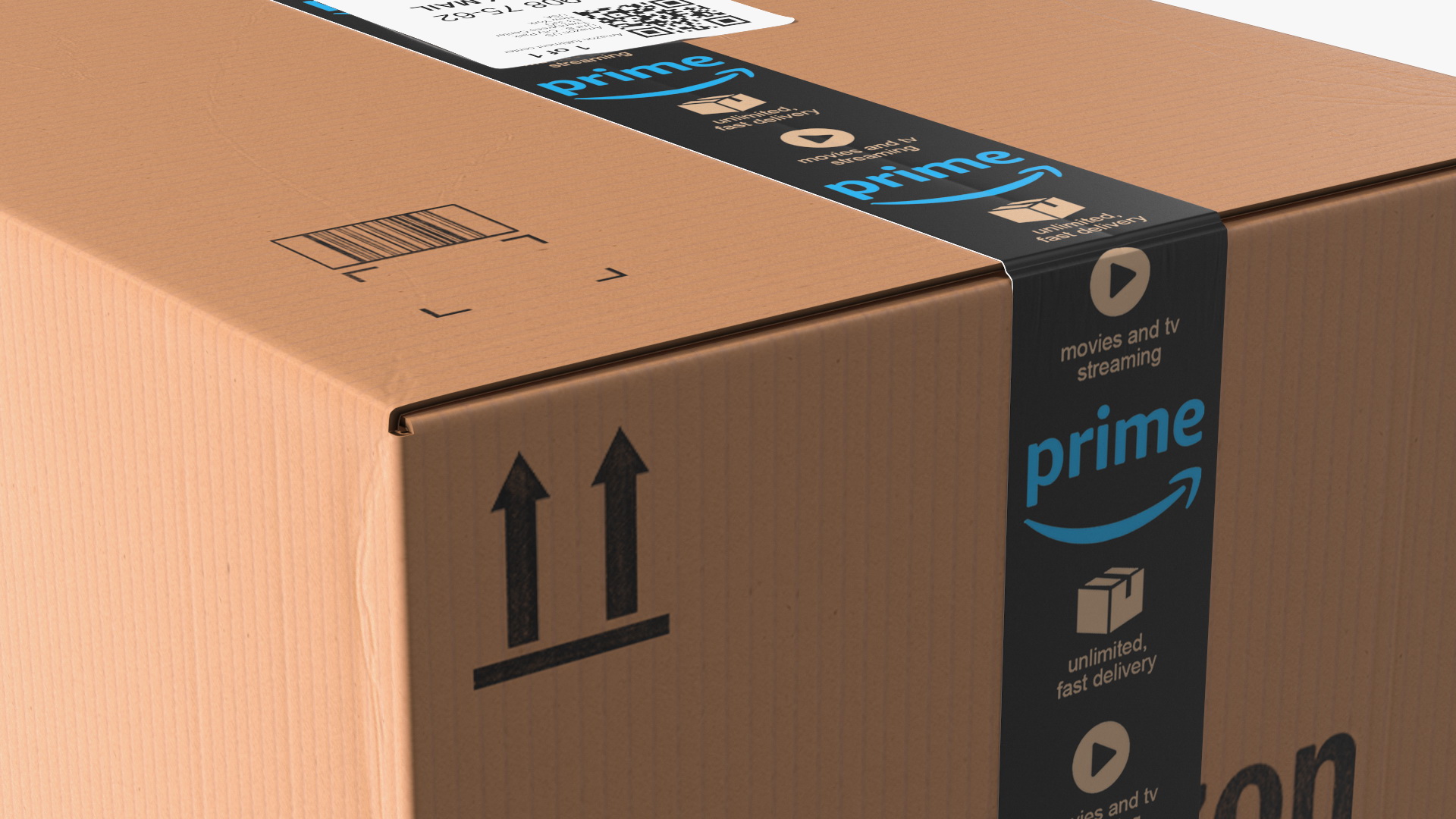 Amazon Parcels Box 45x35x30 3D