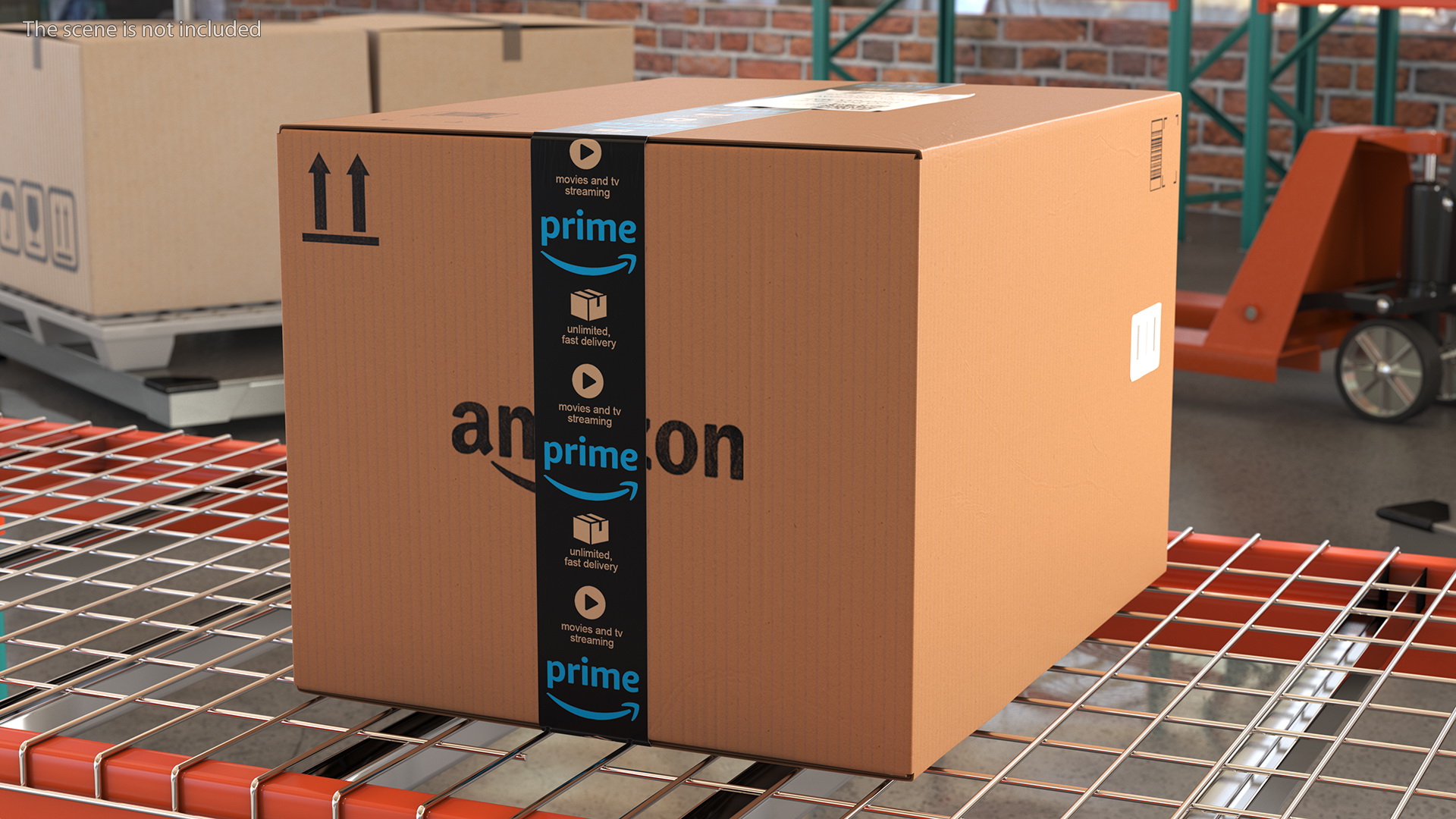 Amazon Parcels Box 45x35x30 3D