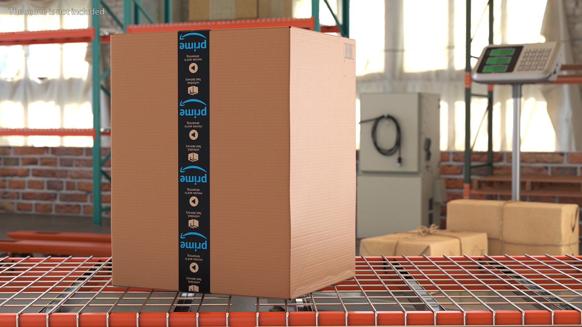 Amazon Parcels Box 45x35x30 3D