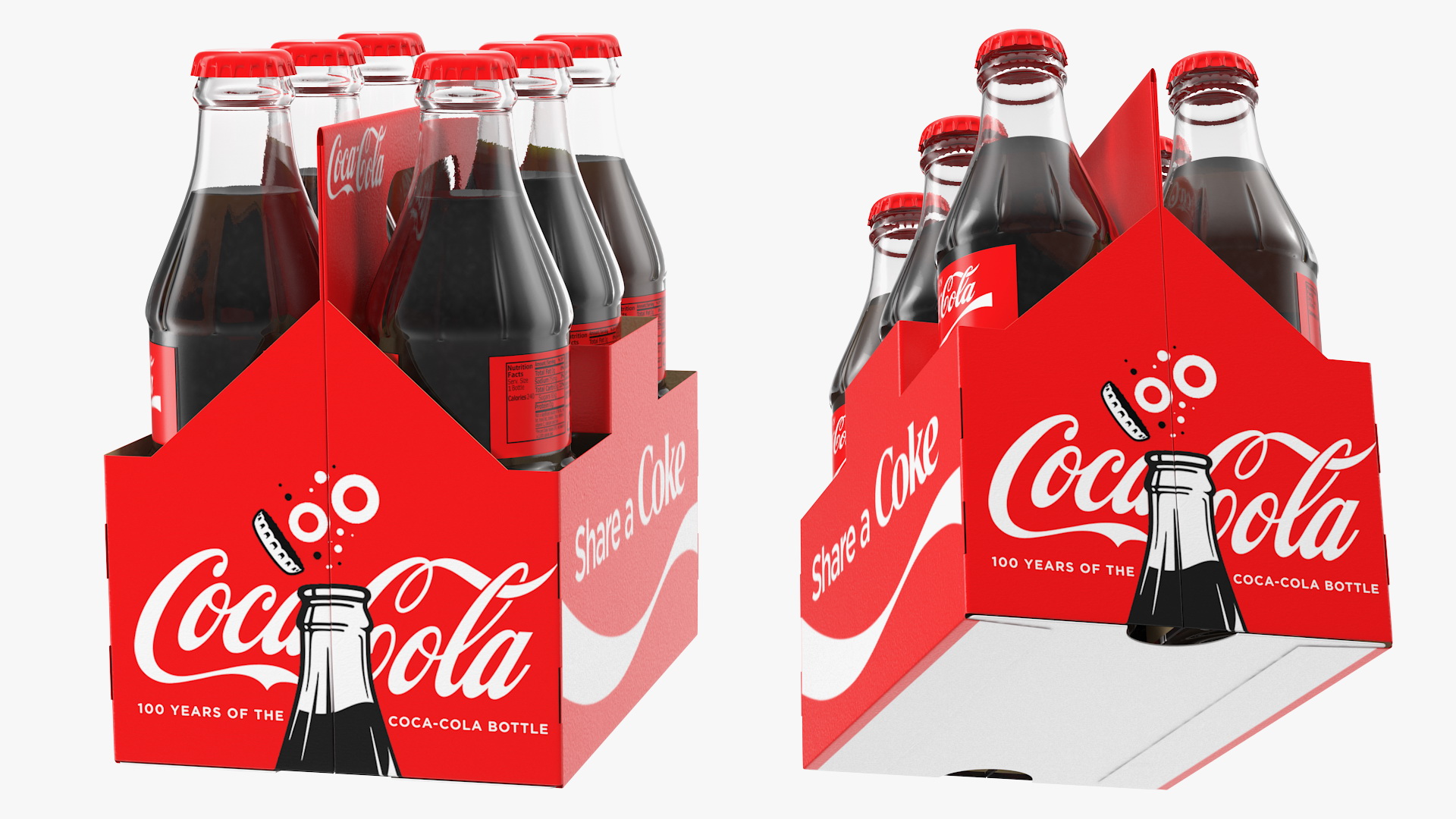 Coca Cola Bottle Package 3D model