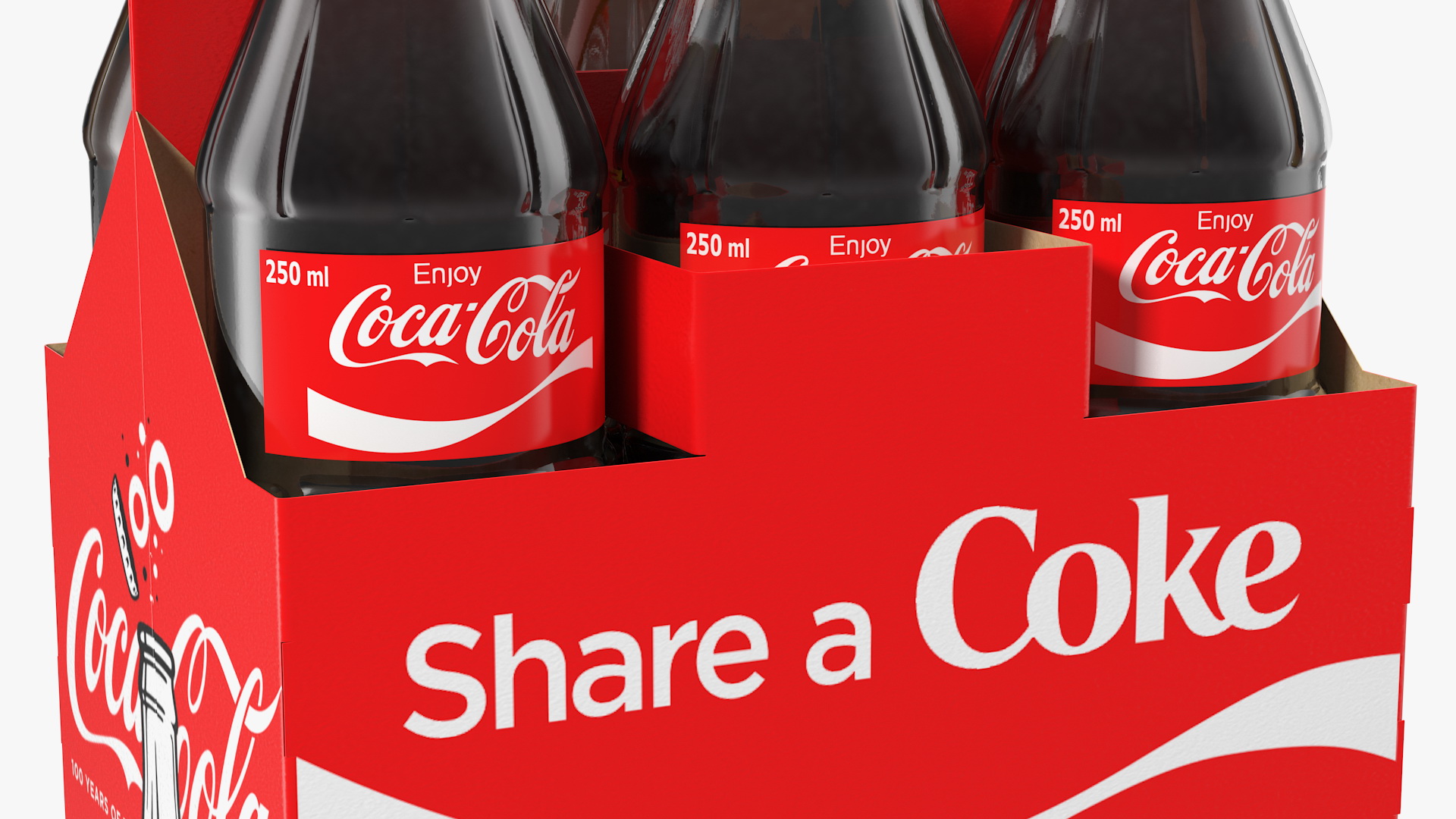 Coca Cola Bottle Package 3D model