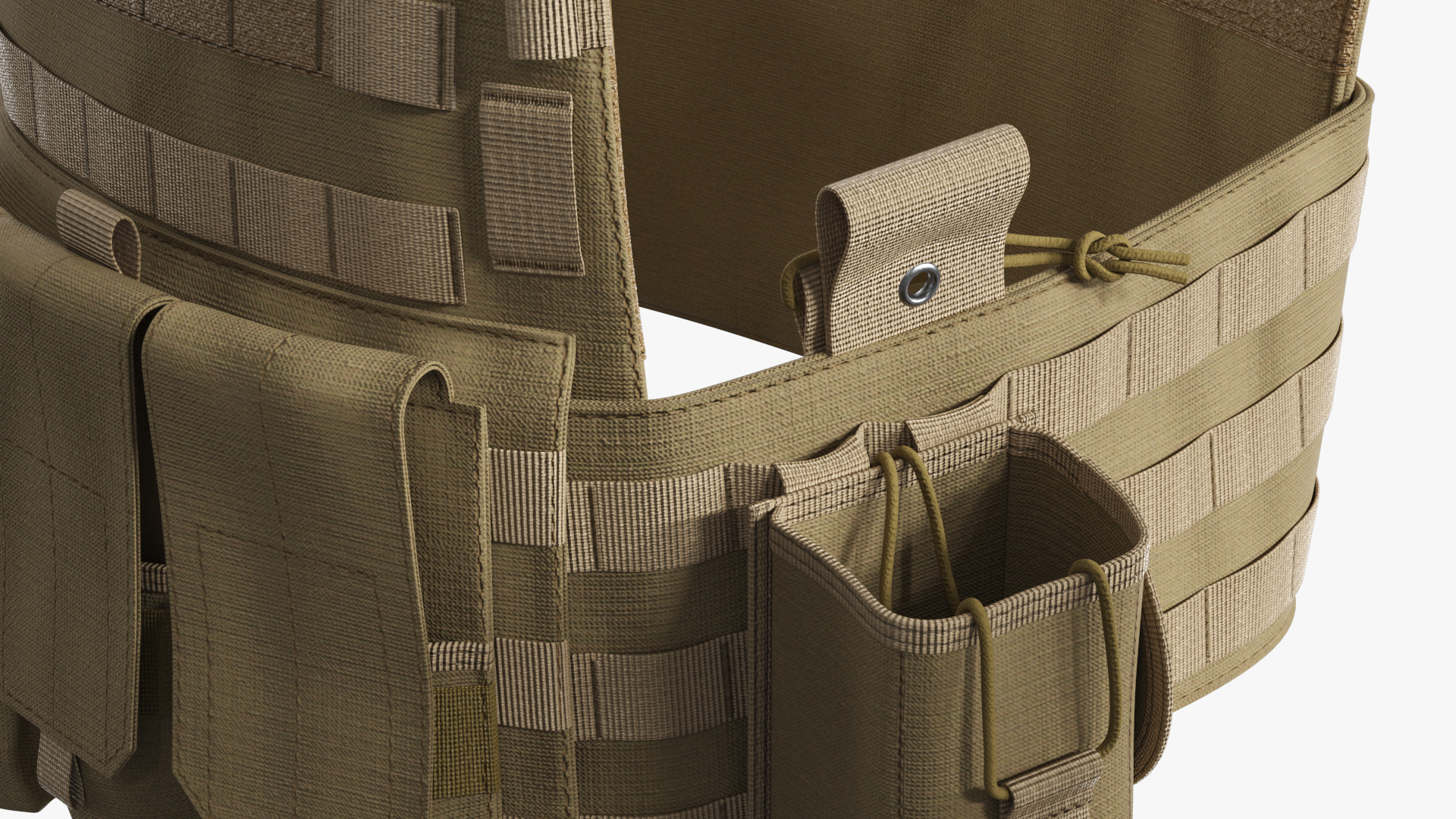 Ballistic Vest with Armor Plate and Pouch, view 8