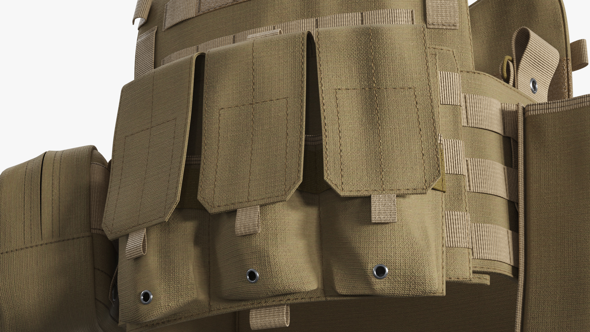 Ballistic Vest with Armor Plate and Pouch, view 6