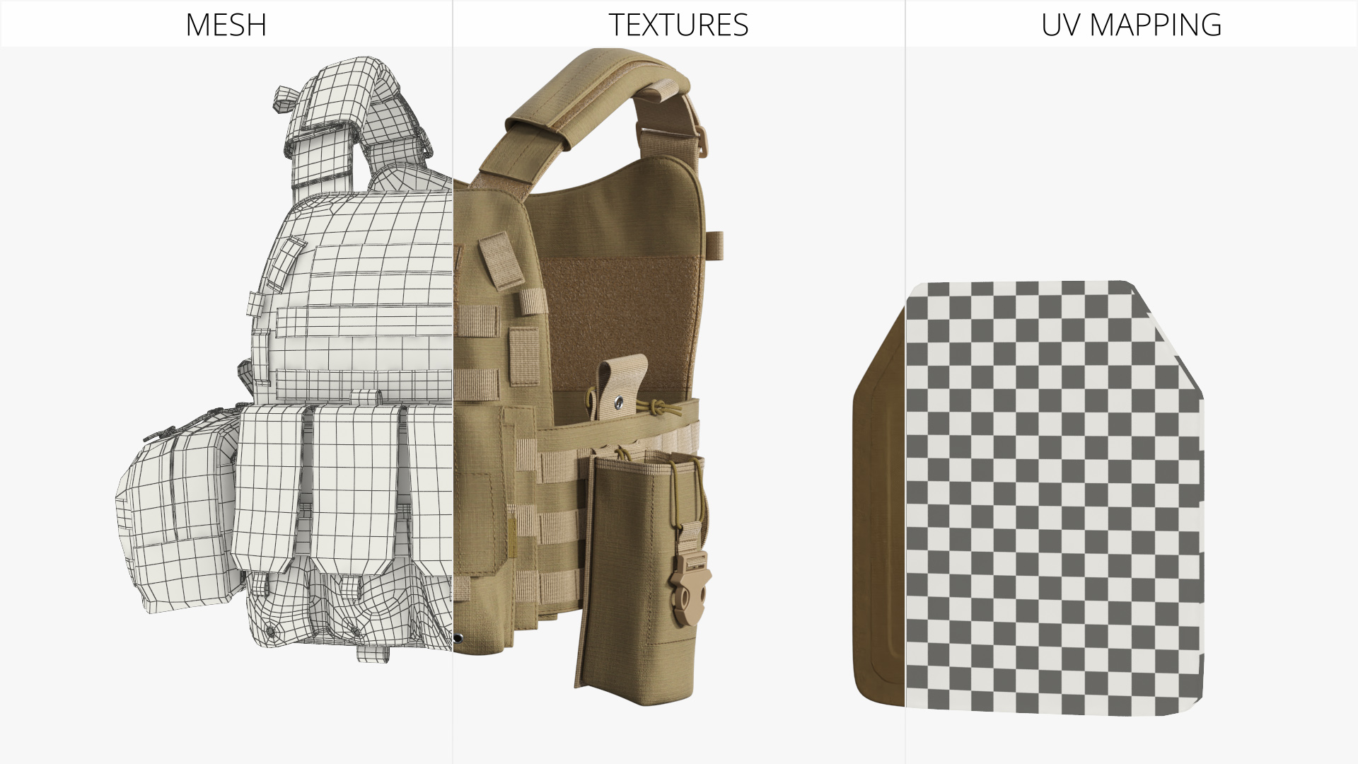 Ballistic Vest with Armor Plate and Pouch, view 10