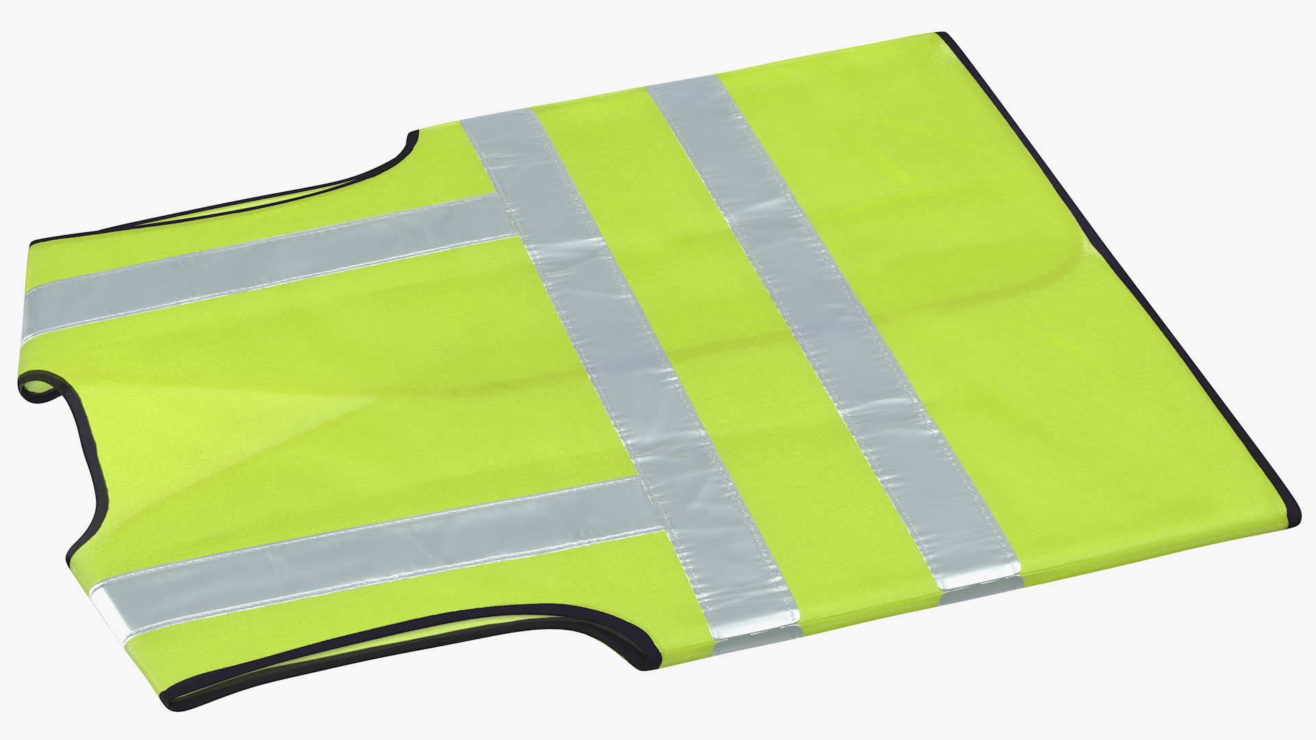 3D model Yellow Hi Vis Safety Vest