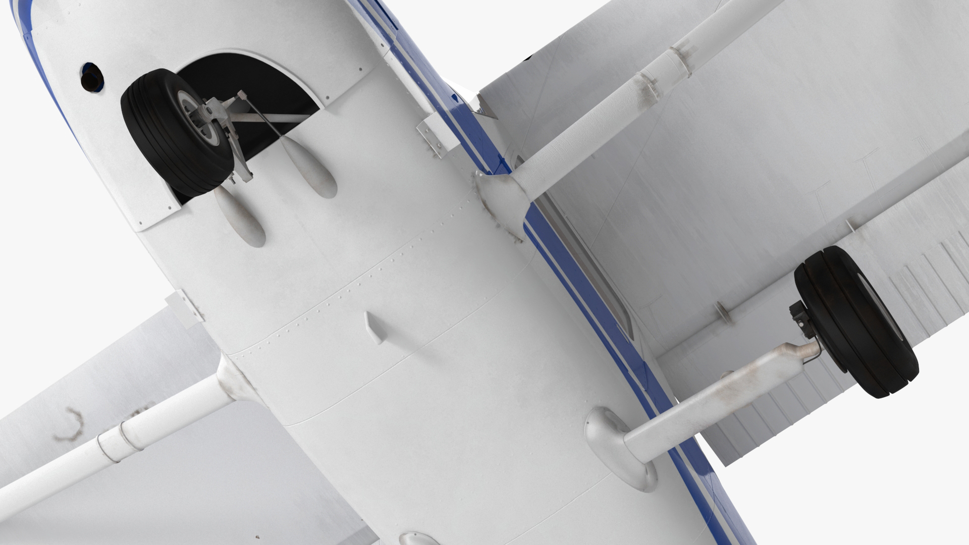 Single Engine Propeller Aircraft Cessna 150 Rigged for Maya 3D model