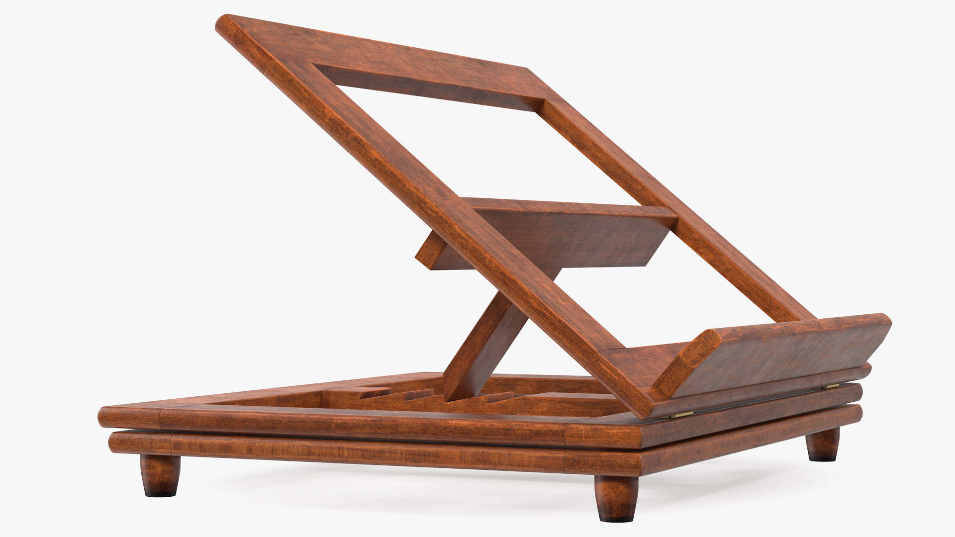 3D model Folding Wooden Book Stand