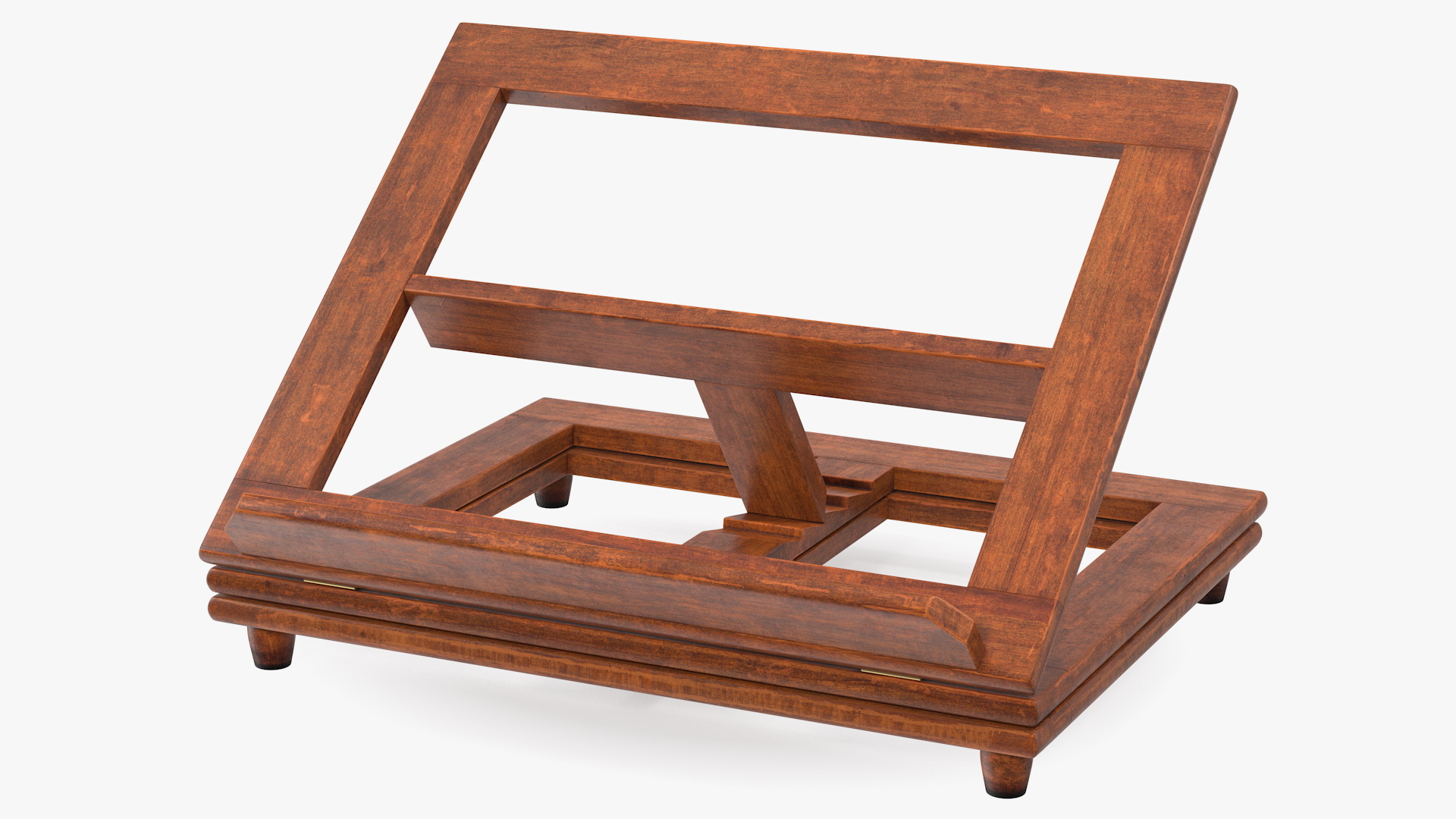 3D model Folding Wooden Book Stand