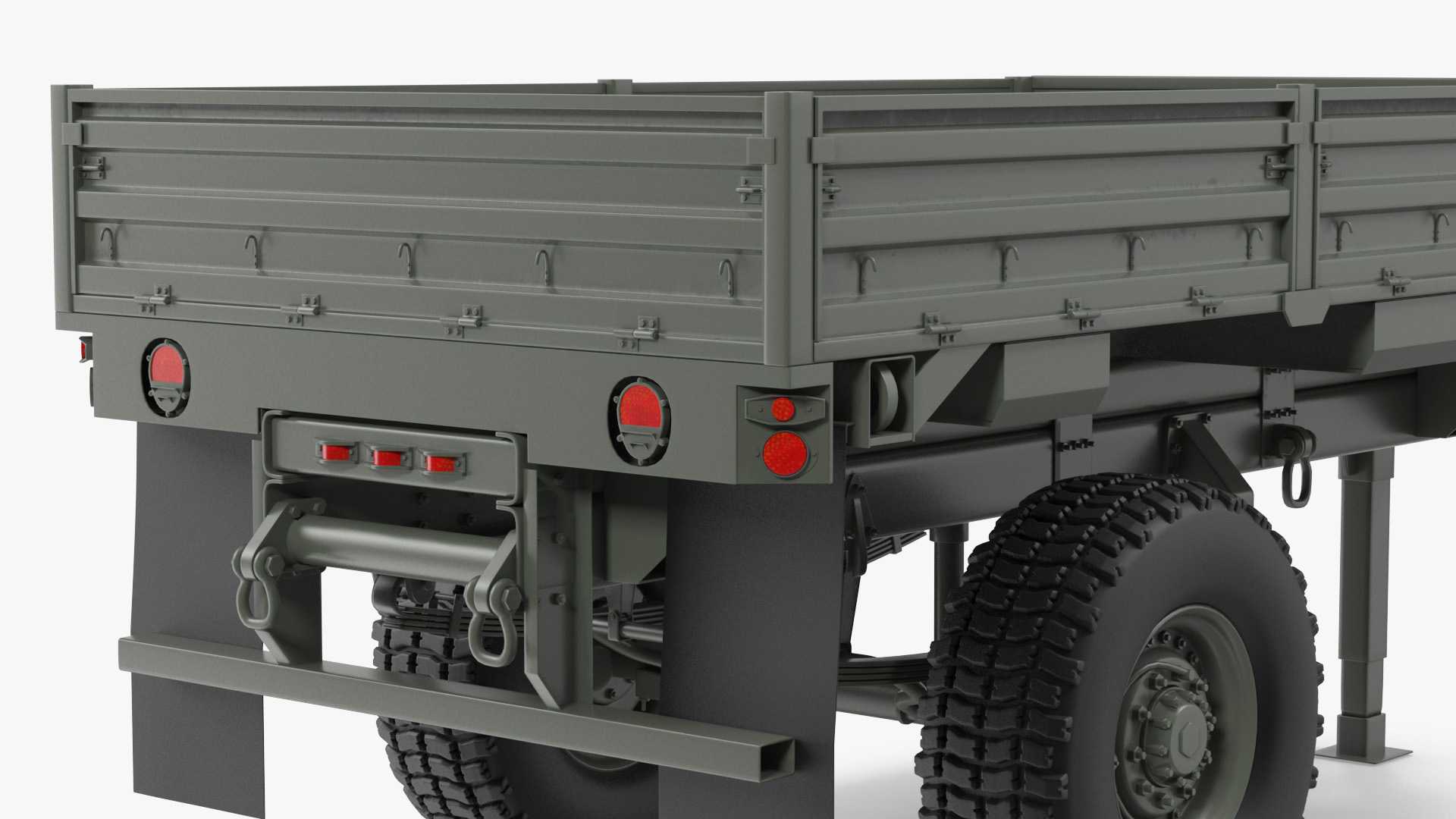 Military Cargo Trailer 3D