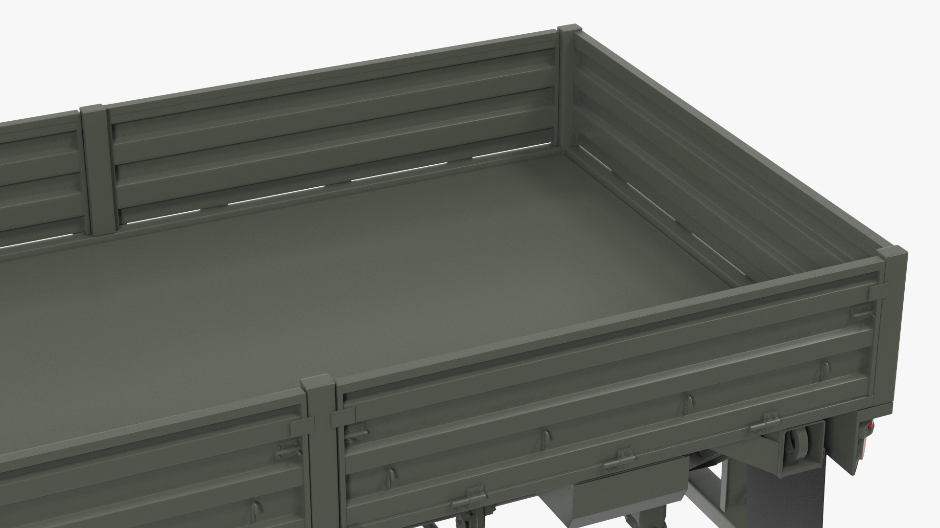 Military Cargo Trailer 3D