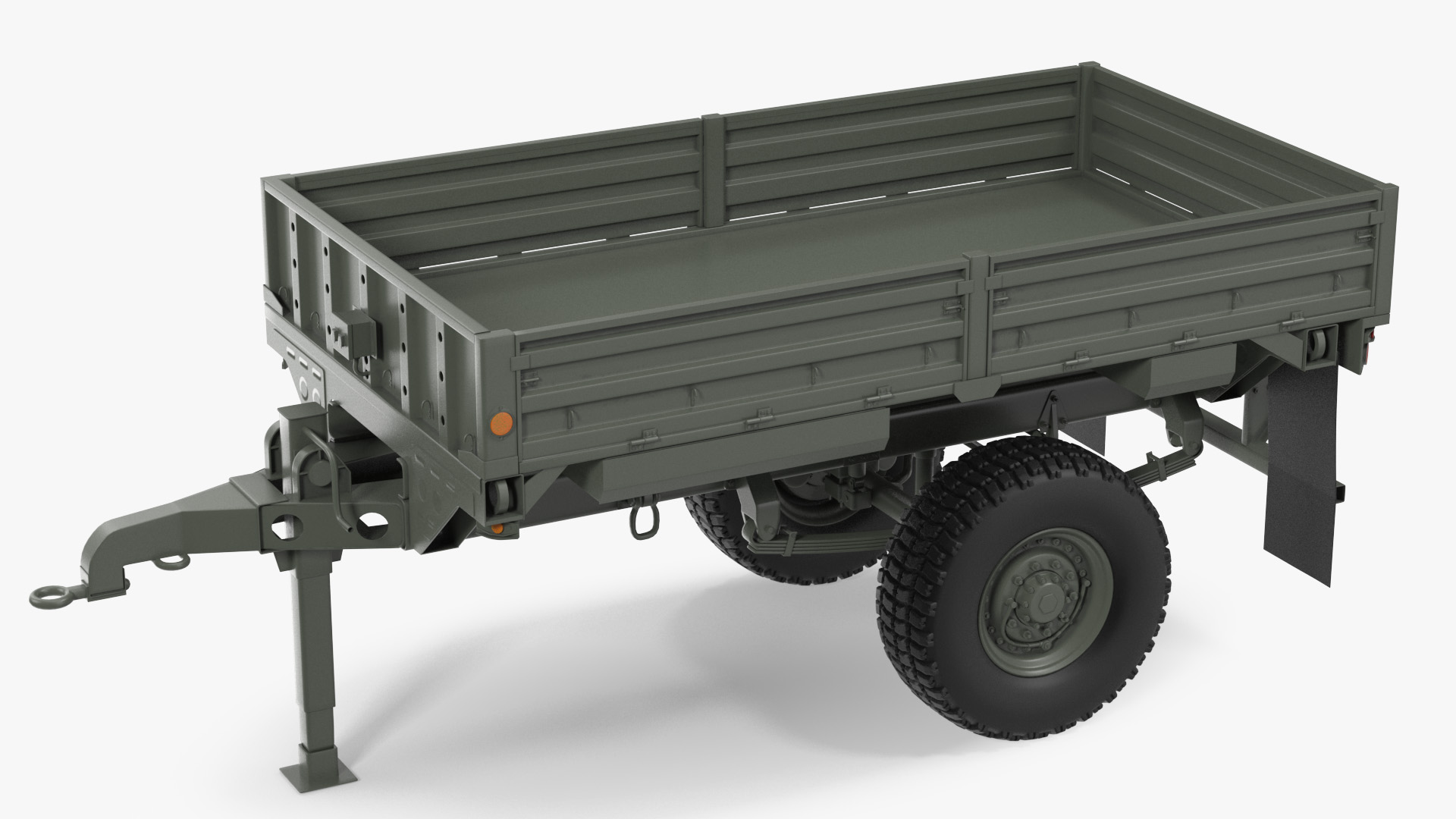 Military Cargo Trailer 3D