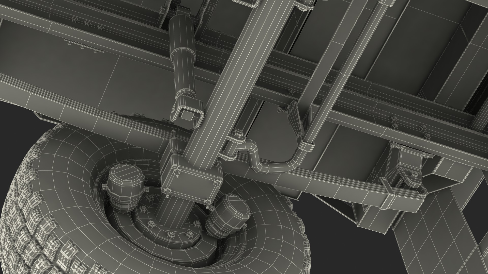 Military Cargo Trailer 3D