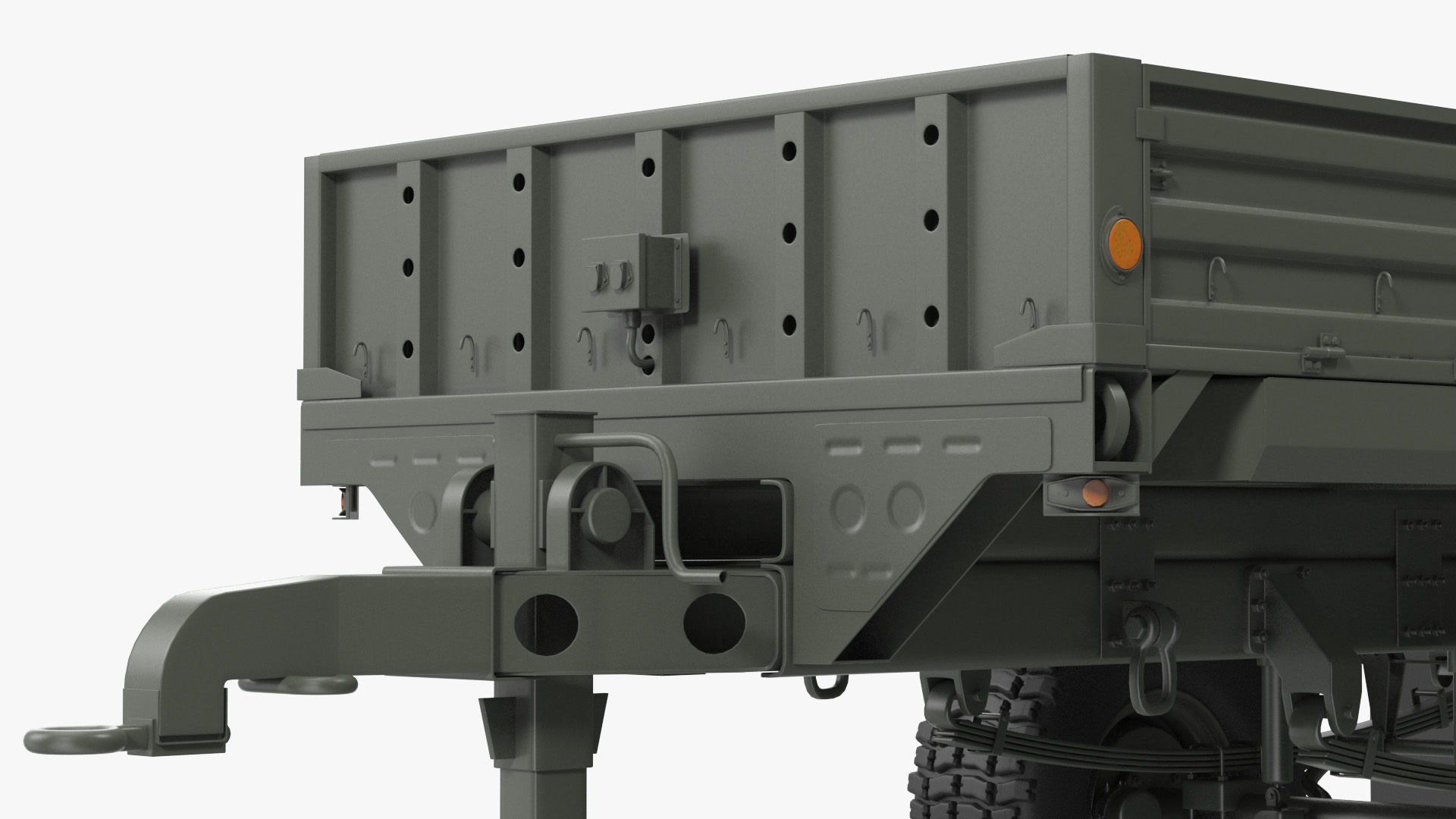 Military Cargo Trailer 3D