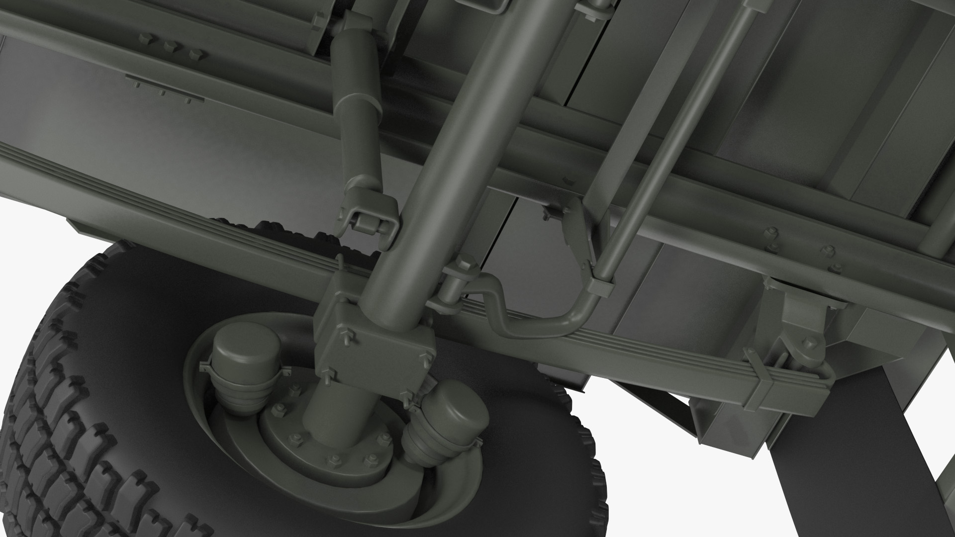 Military Cargo Trailer 3D