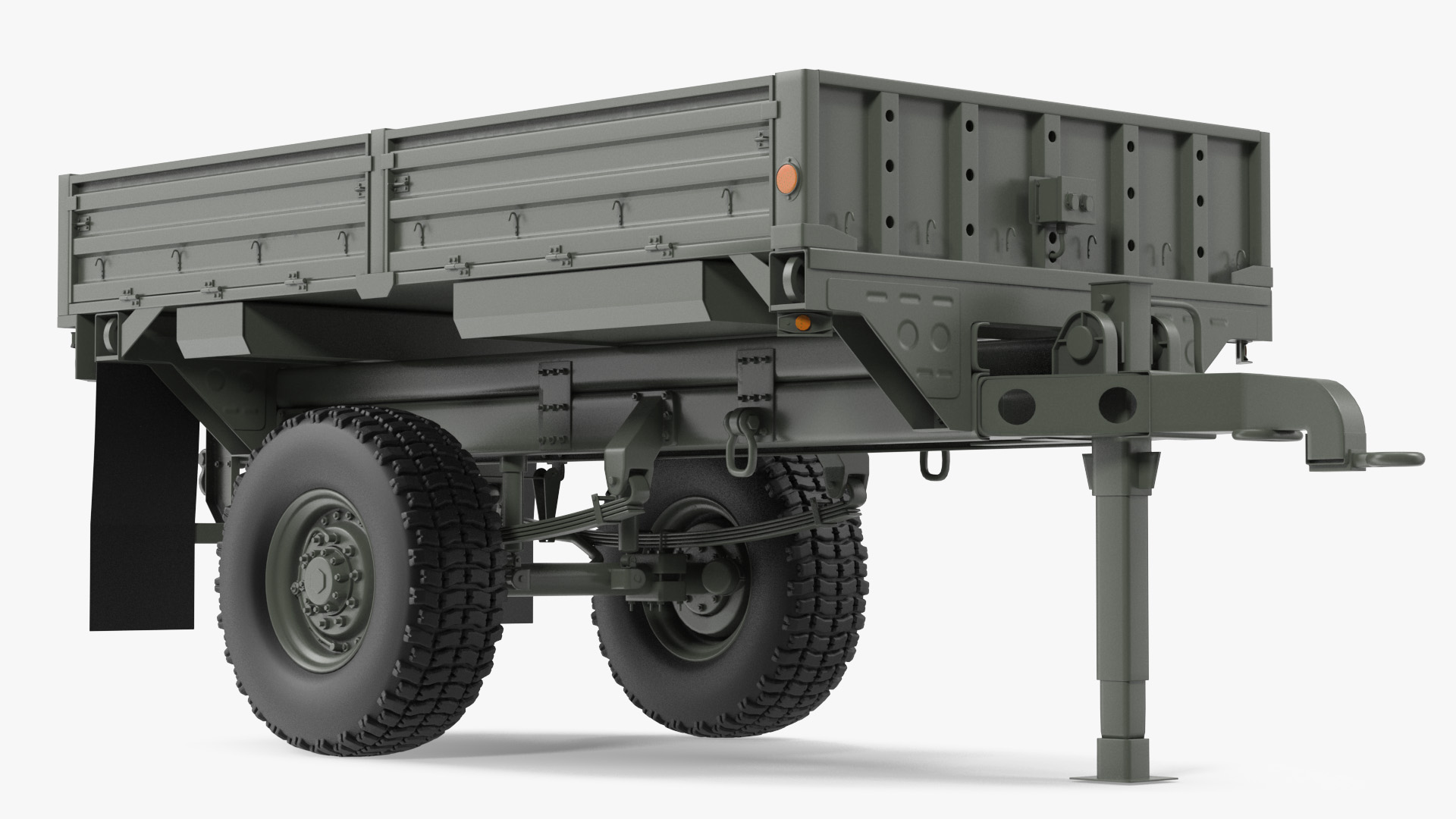 Military Cargo Trailer 3D