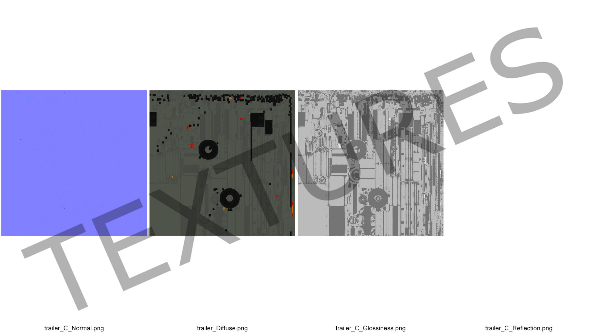 Military Cargo Trailer 3D