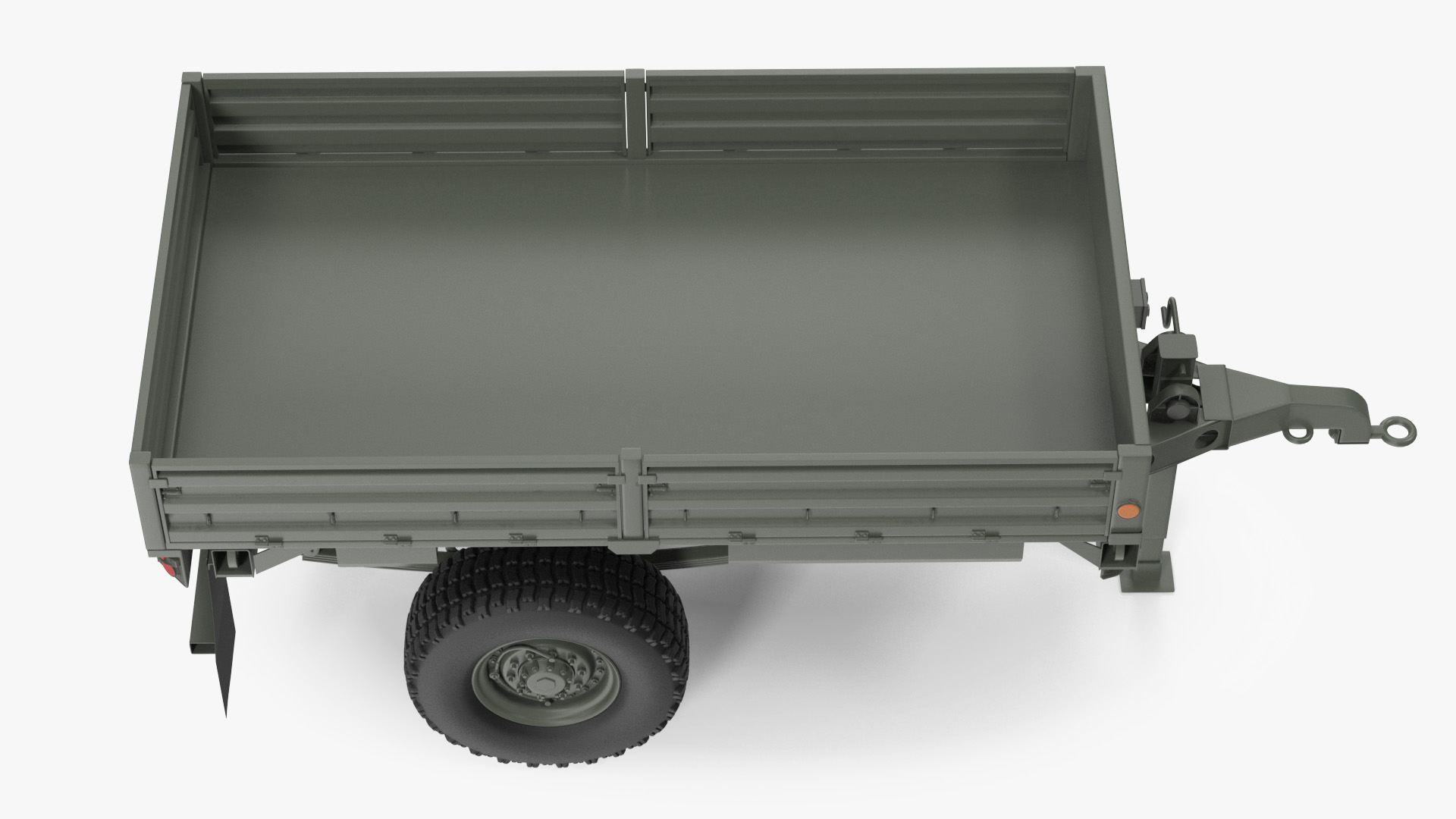Military Cargo Trailer 3D