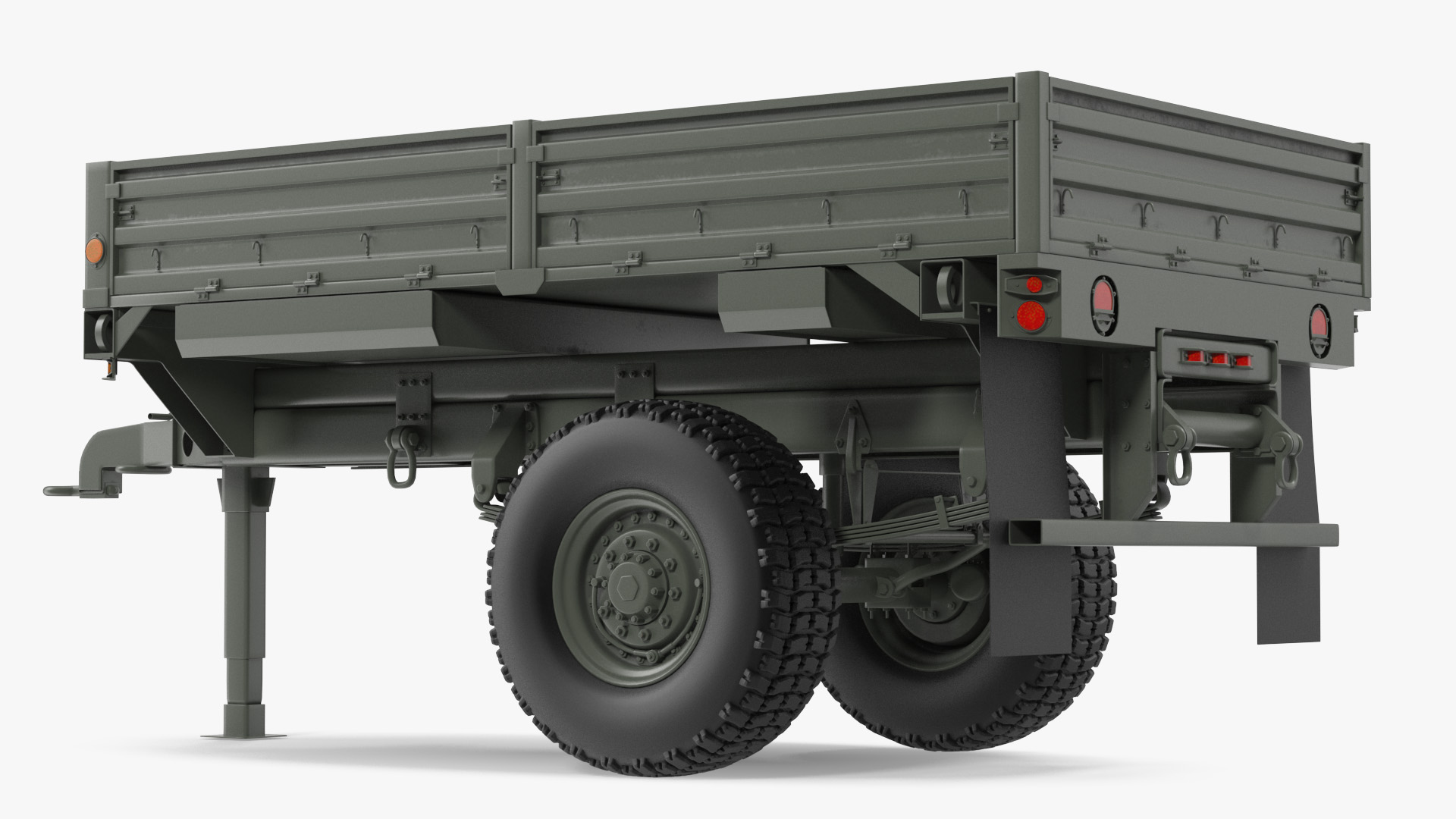 Military Cargo Trailer 3D
