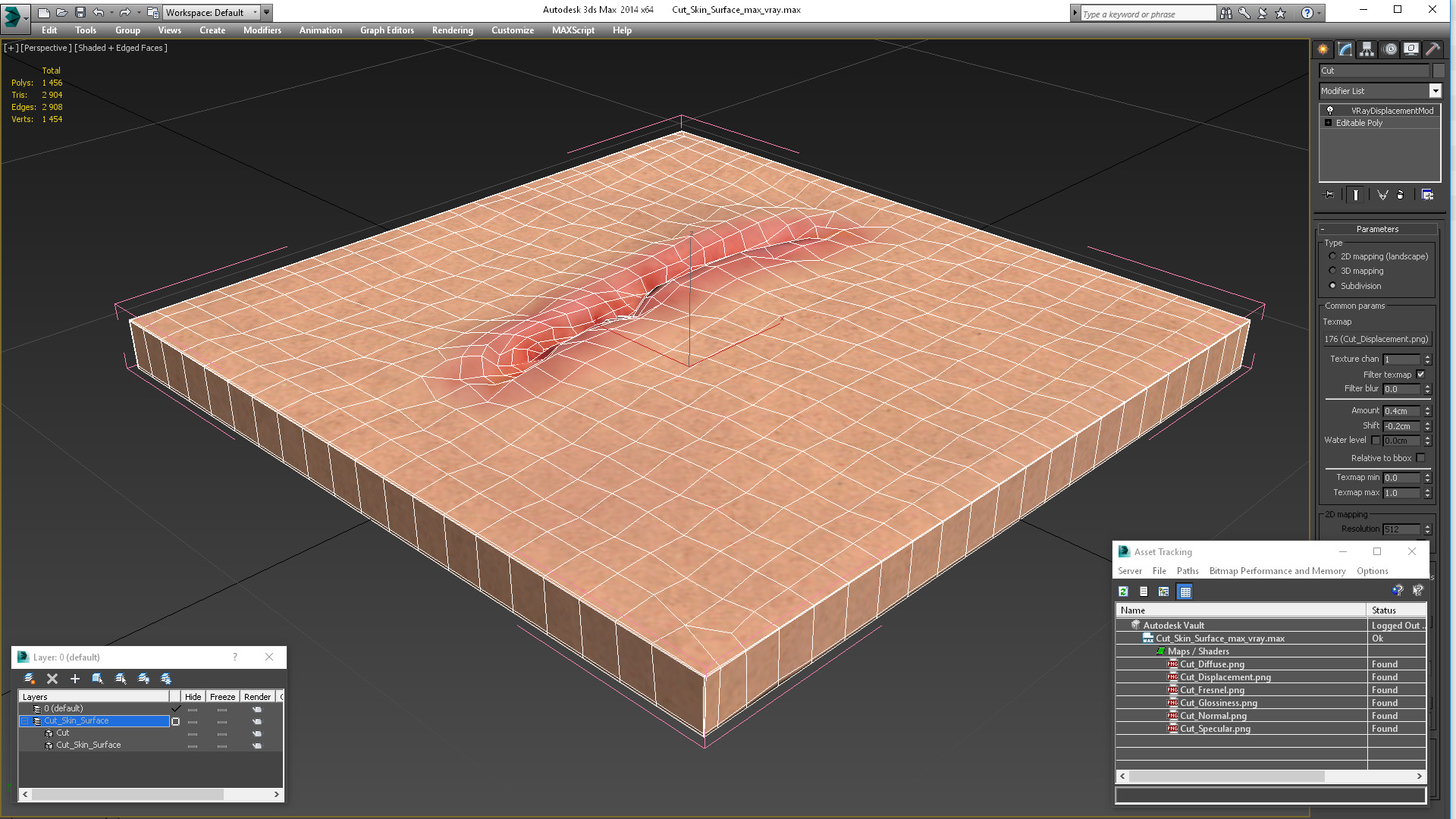 3D Cut Skin Surface