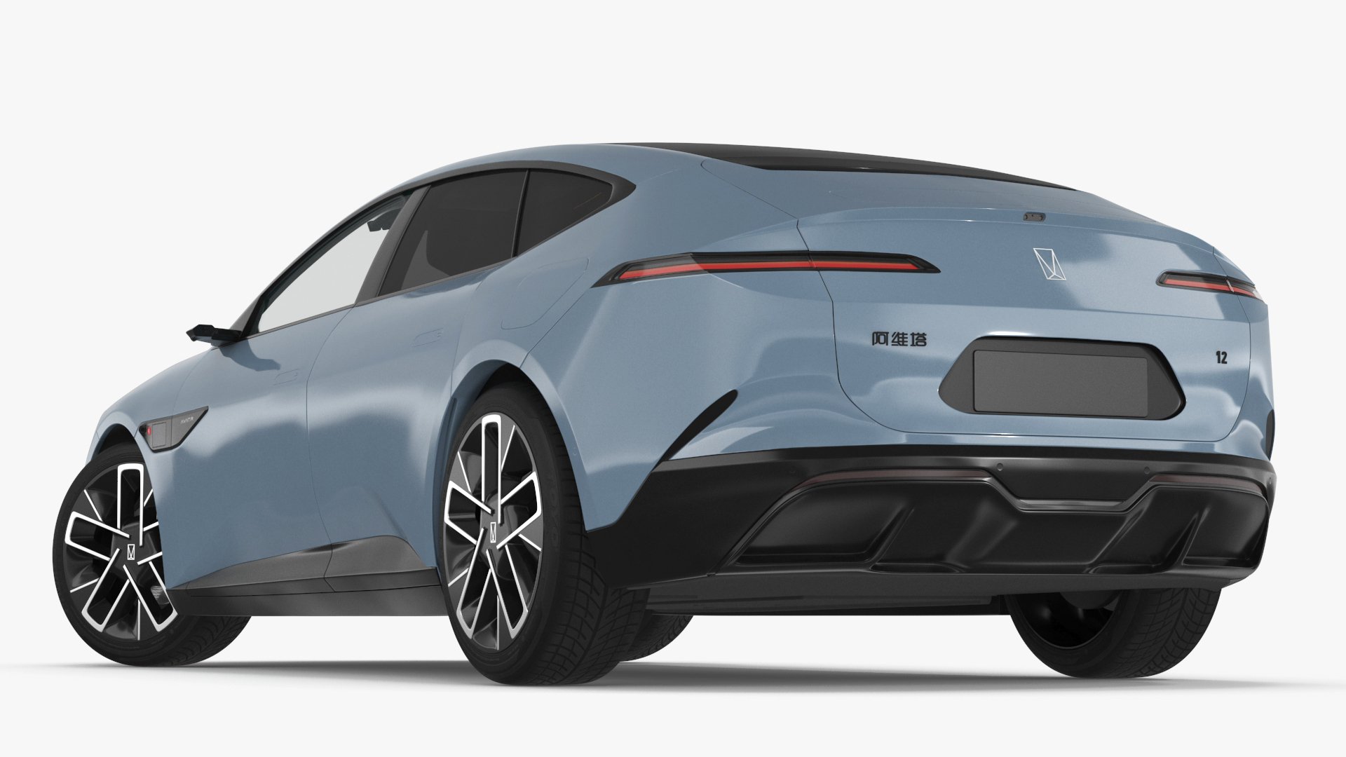 Avatr 12 EV Blue Color 3D