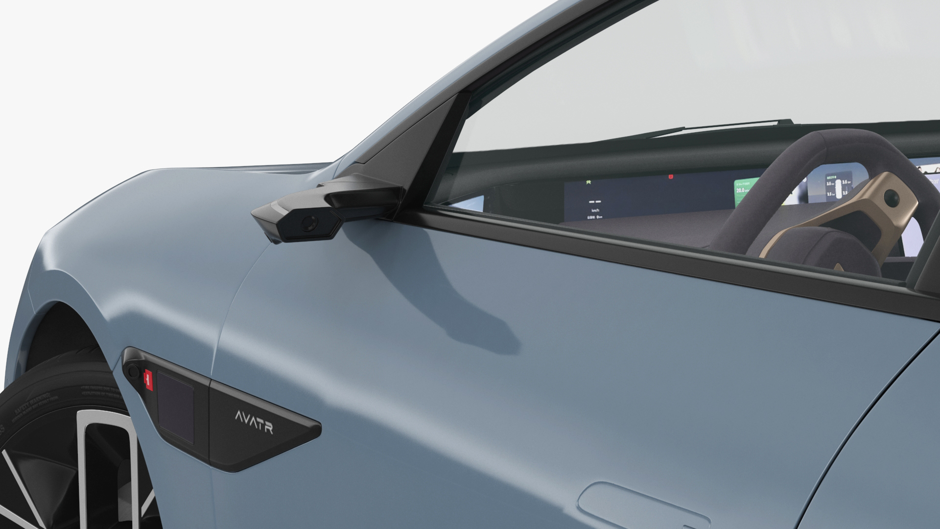 Avatr 12 EV Blue Color 3D