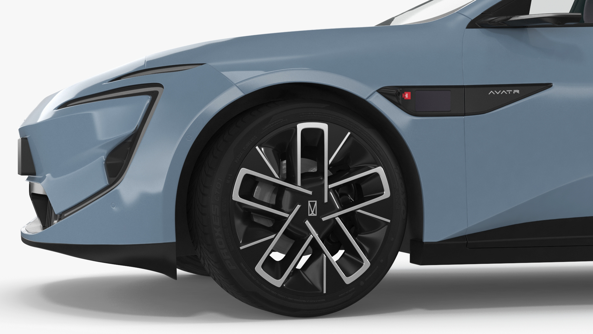 Avatr 12 EV Blue Color 3D