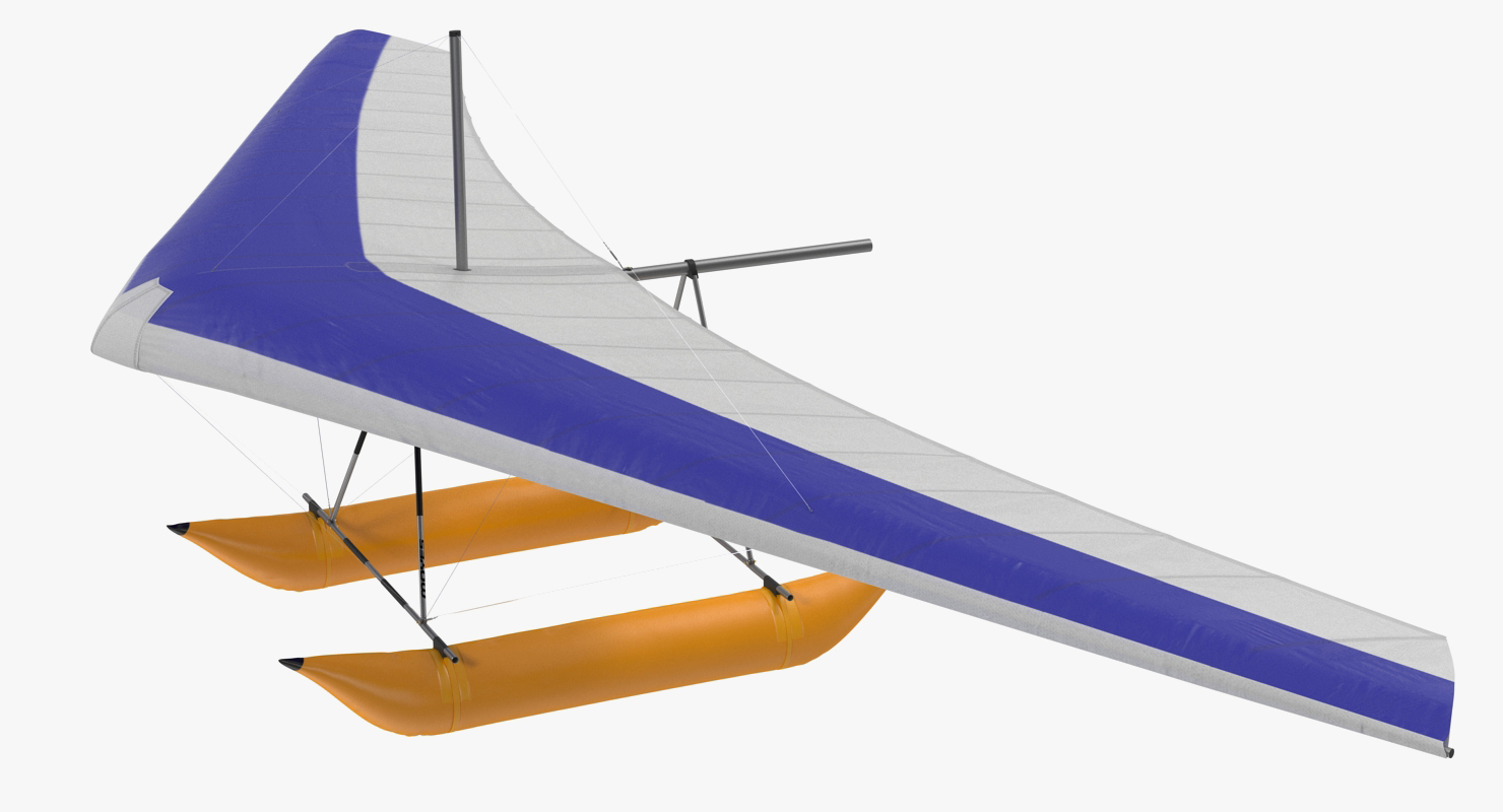3D model Hang Glider with Inflatable Pontoon