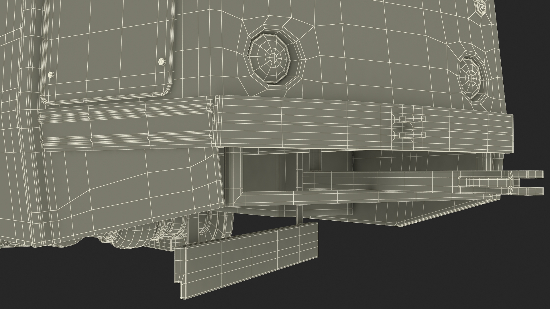 3D Retro Tram KTM-5 Old Rigged for Cinema 4D
