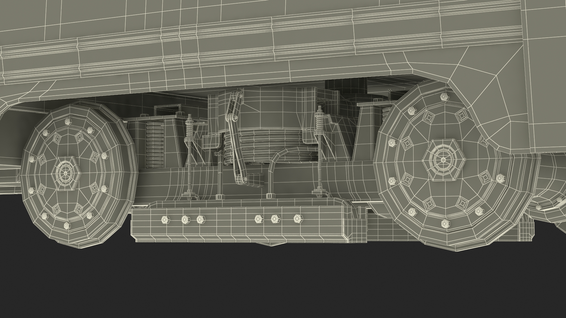3D Retro Tram KTM-5 Old Rigged for Cinema 4D