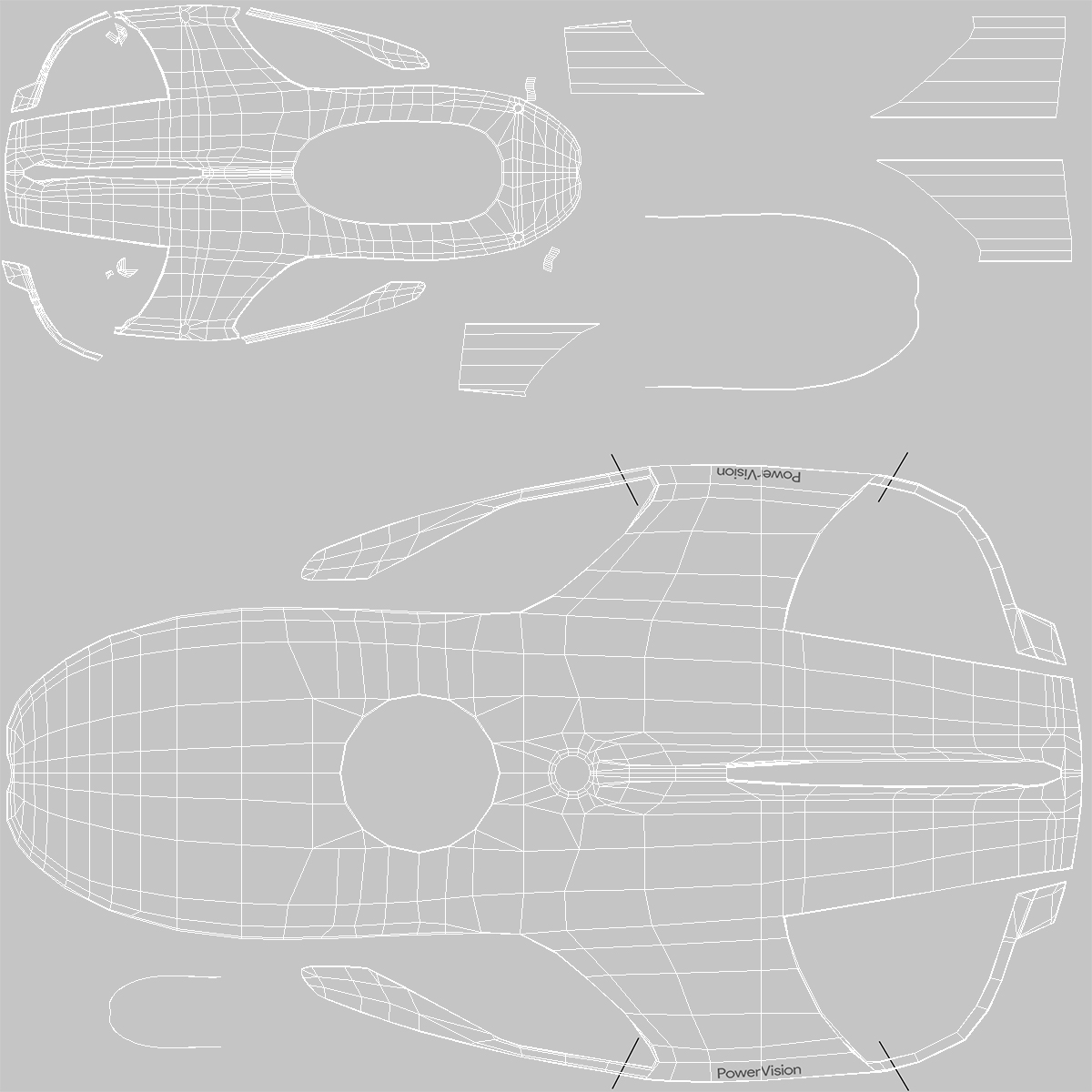 3D model Underwater Robot PowerRay