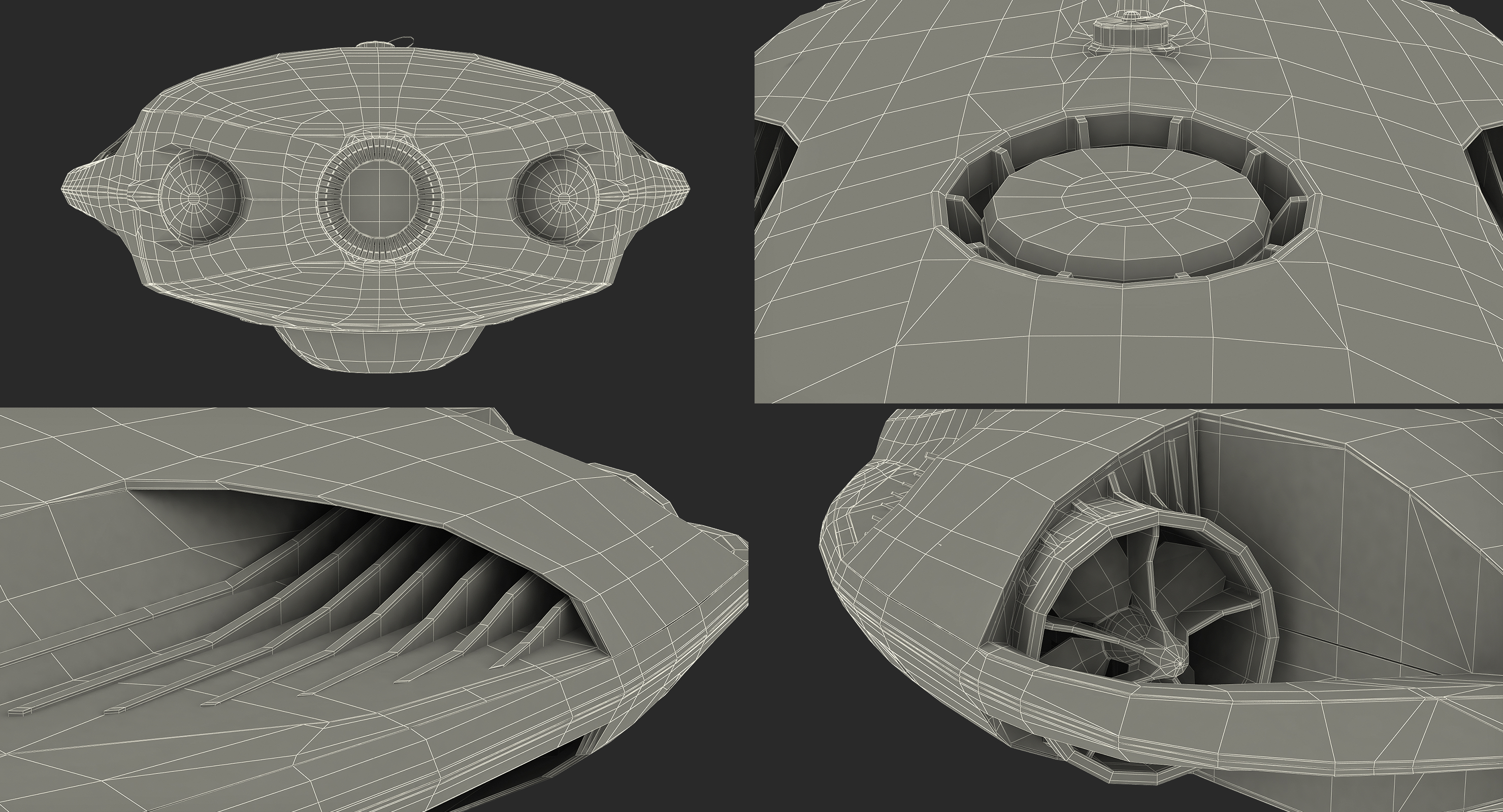 3D model Underwater Robot PowerRay