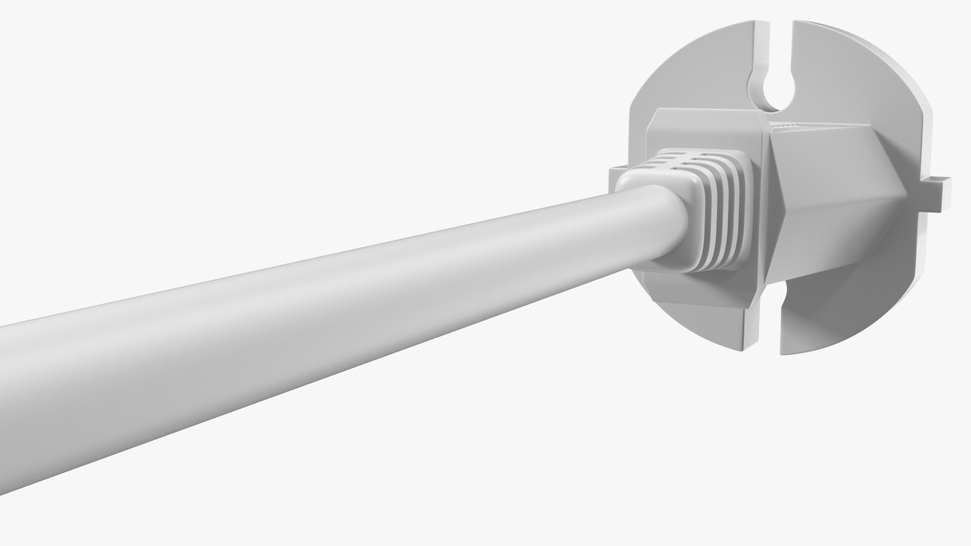 3D Europe Electric Plug Type E White model