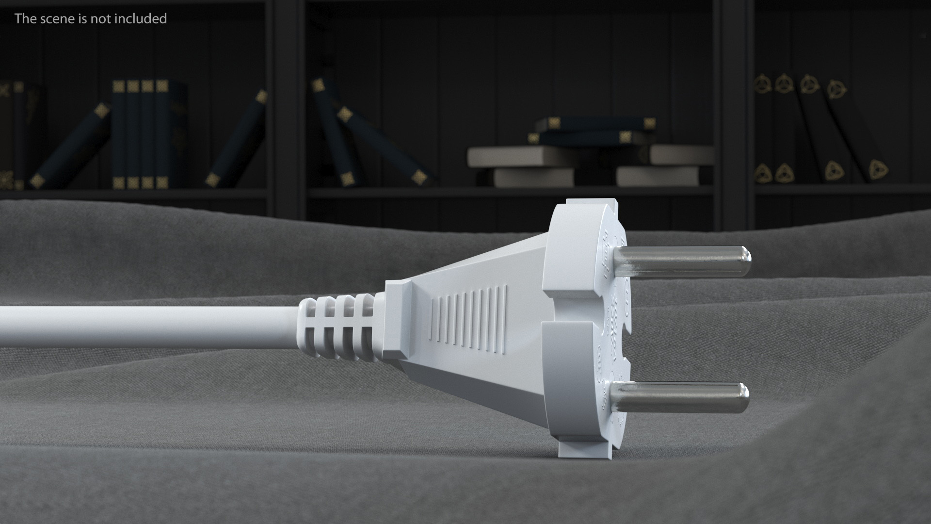 3D Europe Electric Plug Type E White model