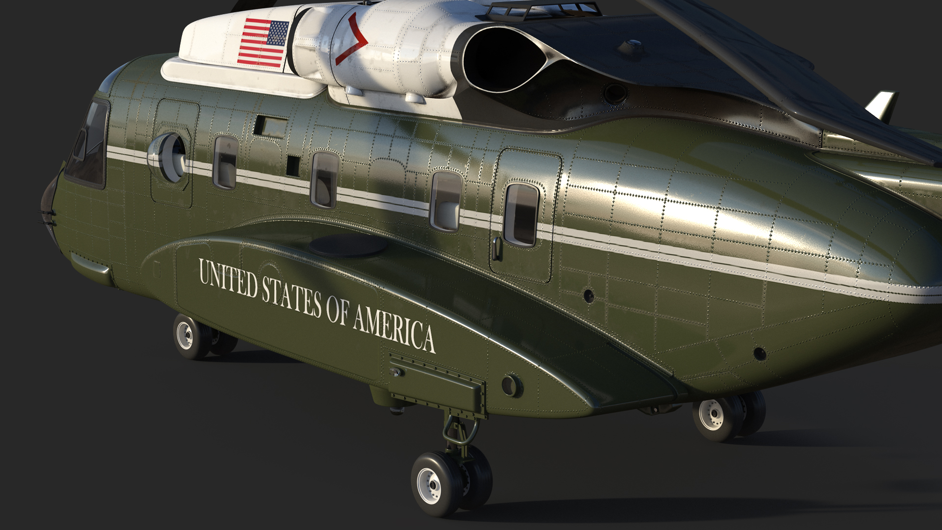 3D model Sikorsky VH-92 Marine One