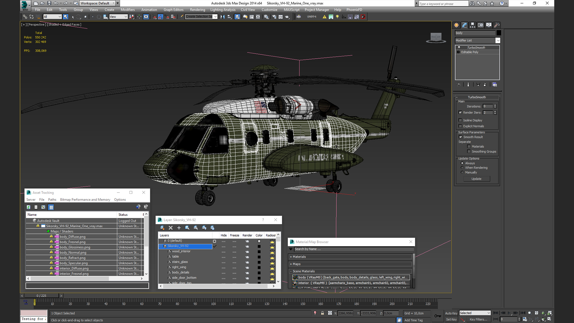 3D model Sikorsky VH-92 Marine One