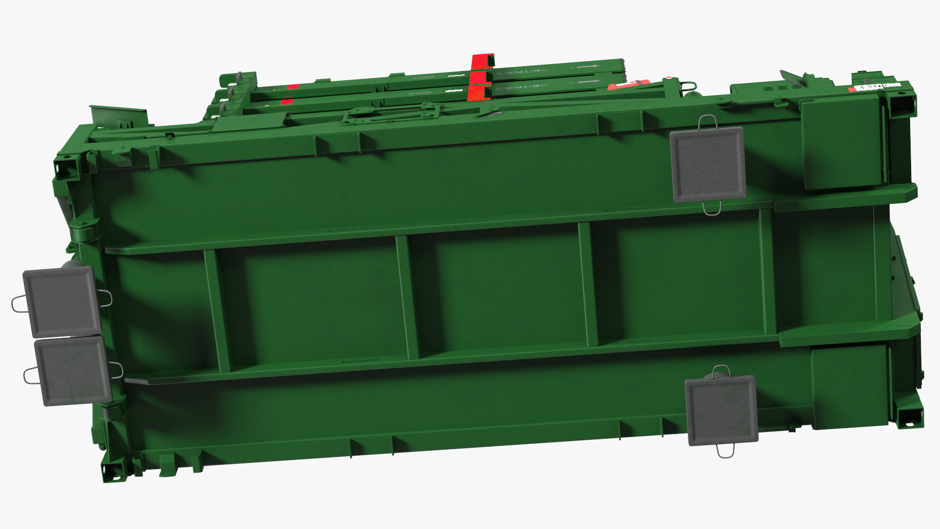 3D Folded Iron Dome Air Defense Batteries model