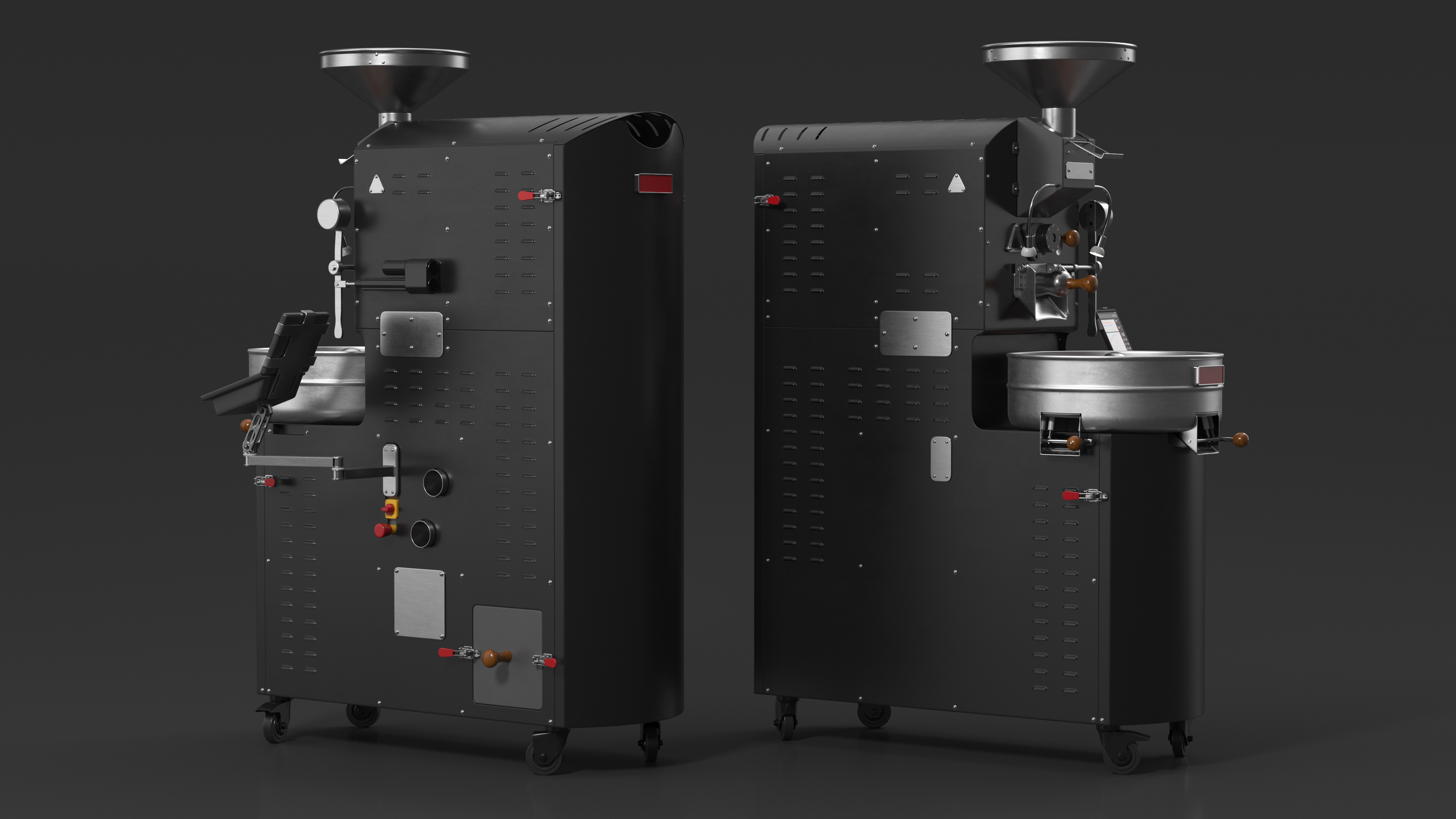 3D Coffee Roaster Machine Black model
