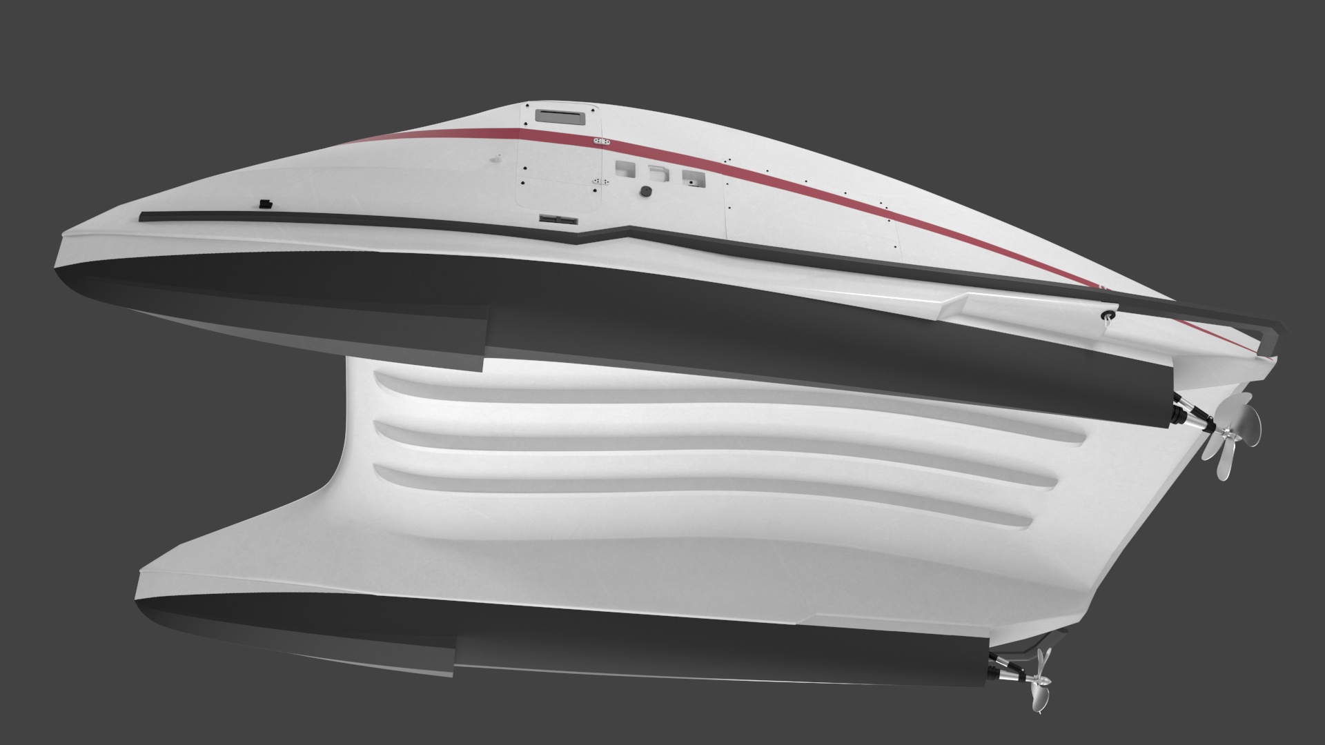 3D model Catamaran Ferry A2V Monaco One