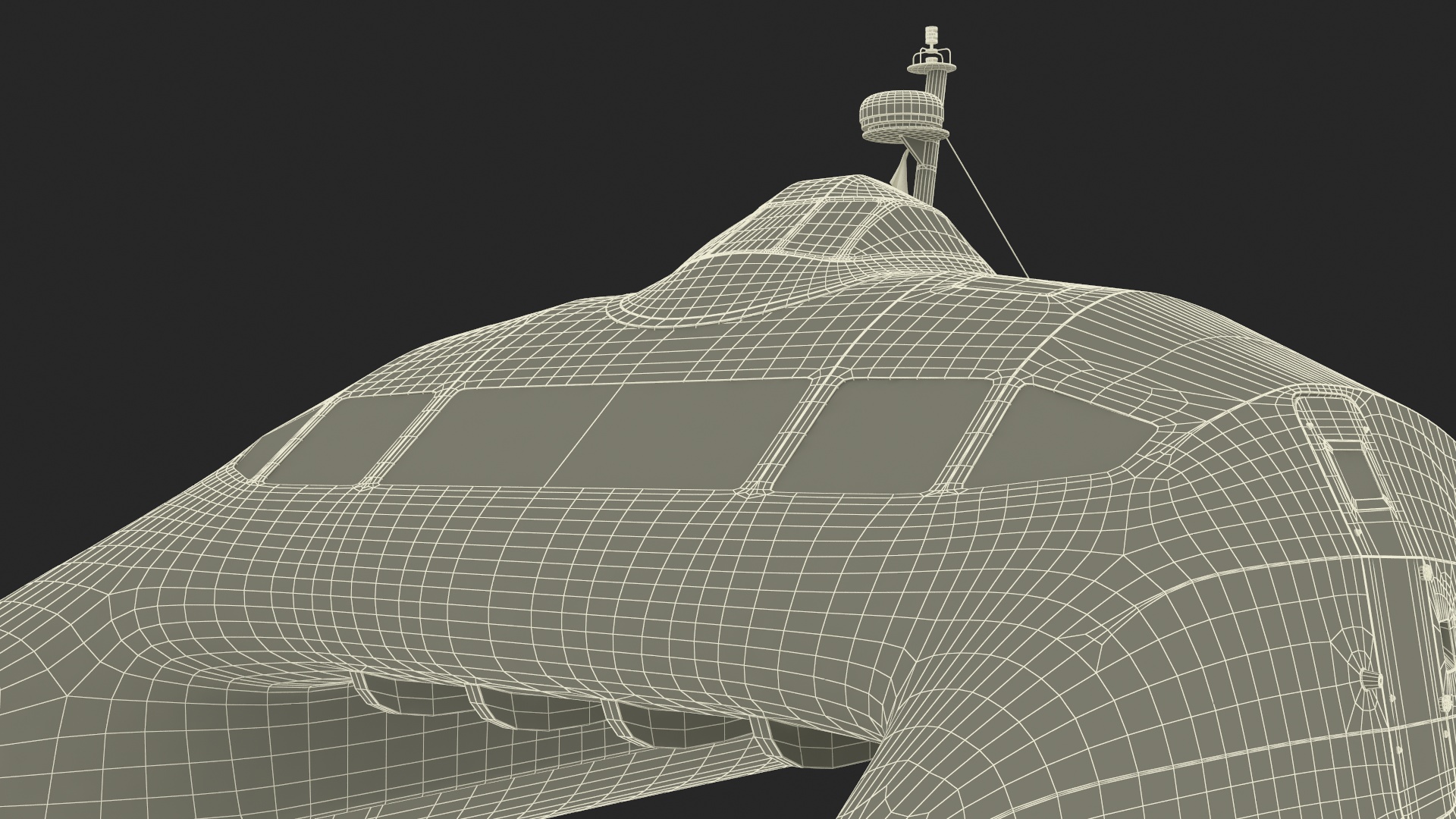 3D model Catamaran Ferry A2V Monaco One