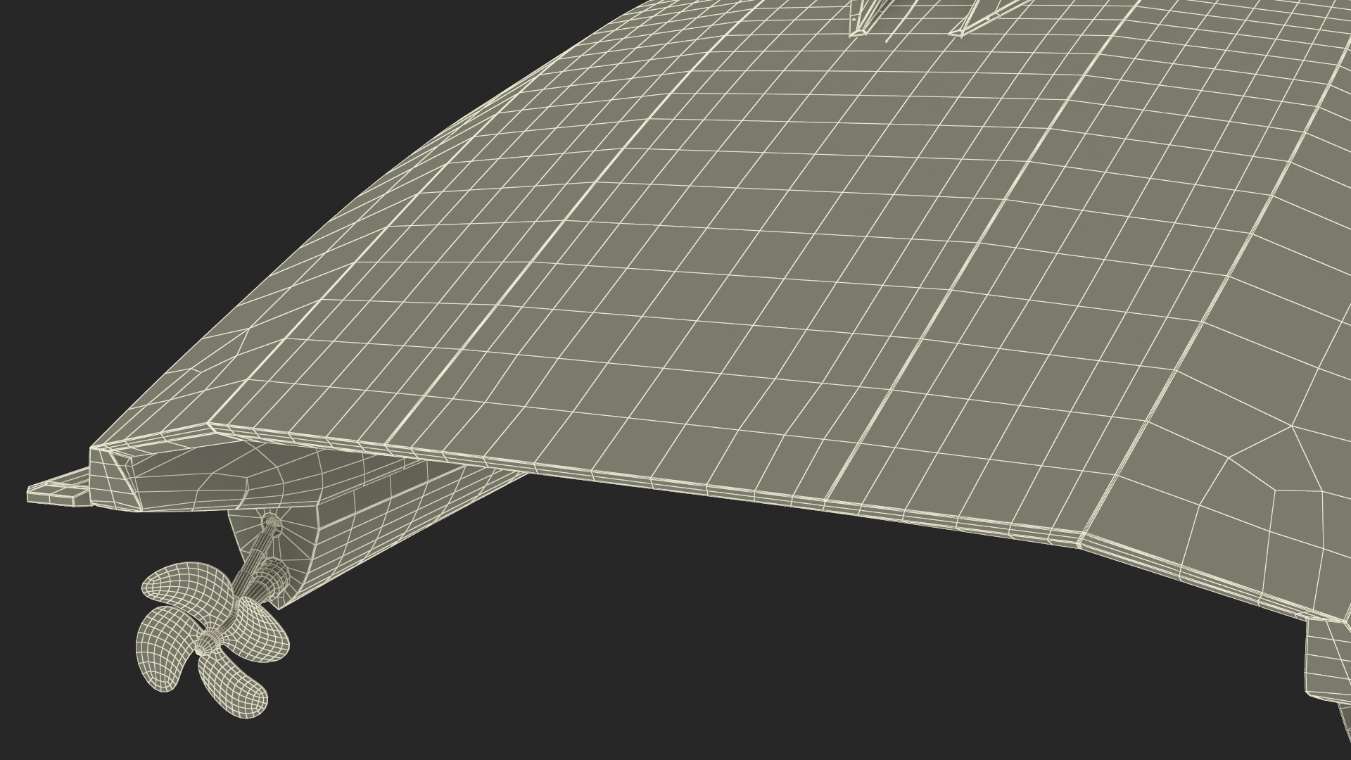 3D model Catamaran Ferry A2V Monaco One