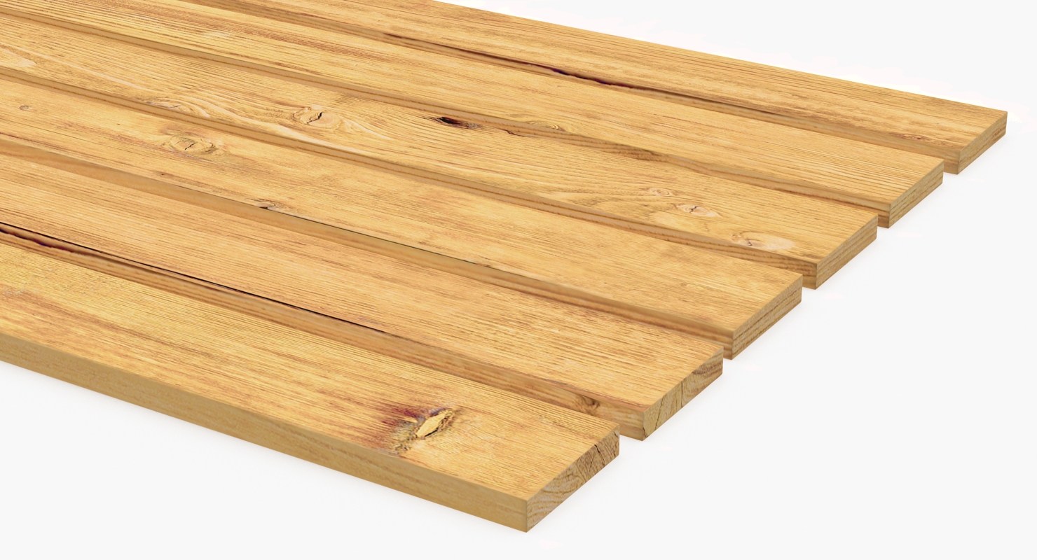 Wooden Planks Set 3D