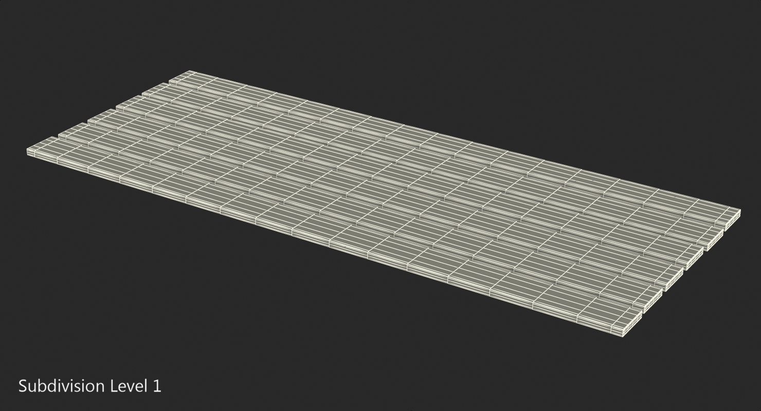 Wooden Planks Set 3D