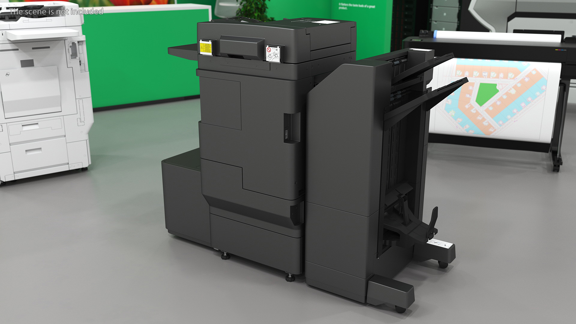 Booklet Finisher Black 3D