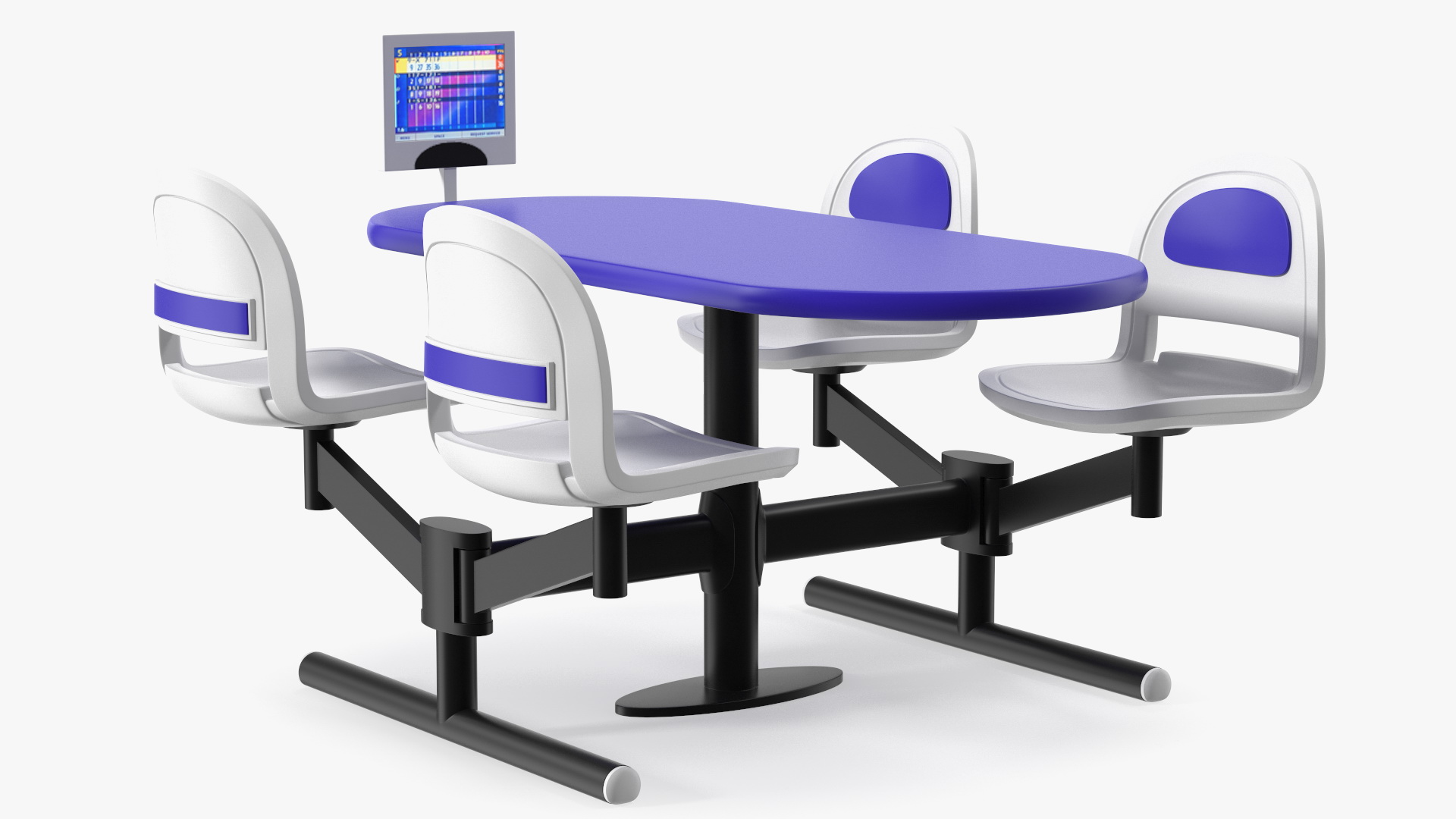 Table with Display for Bowling Center 3D