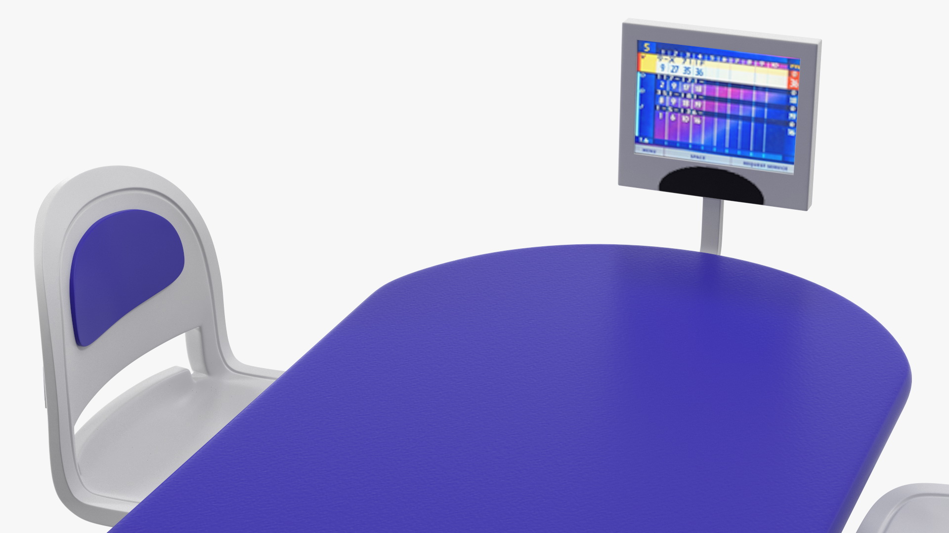 Table with Display for Bowling Center 3D