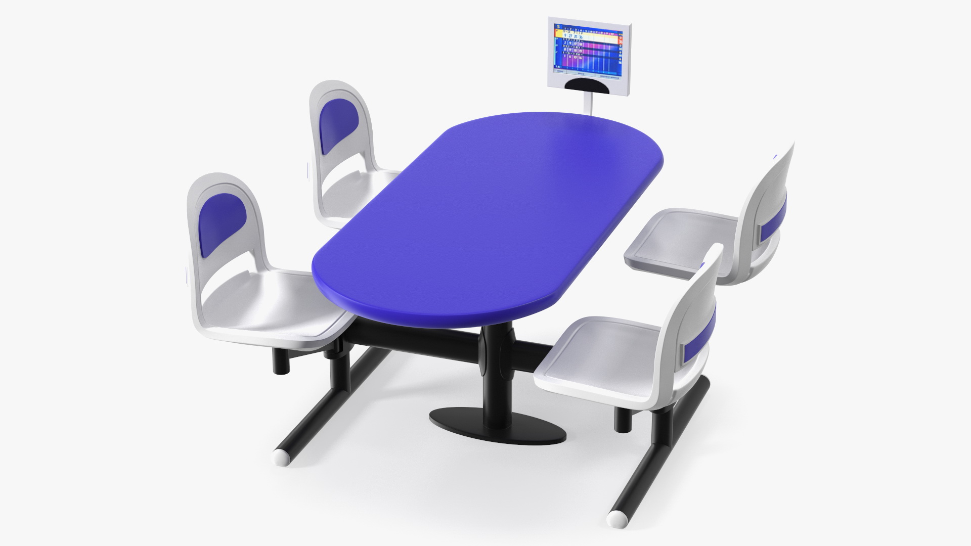 Table with Display for Bowling Center 3D